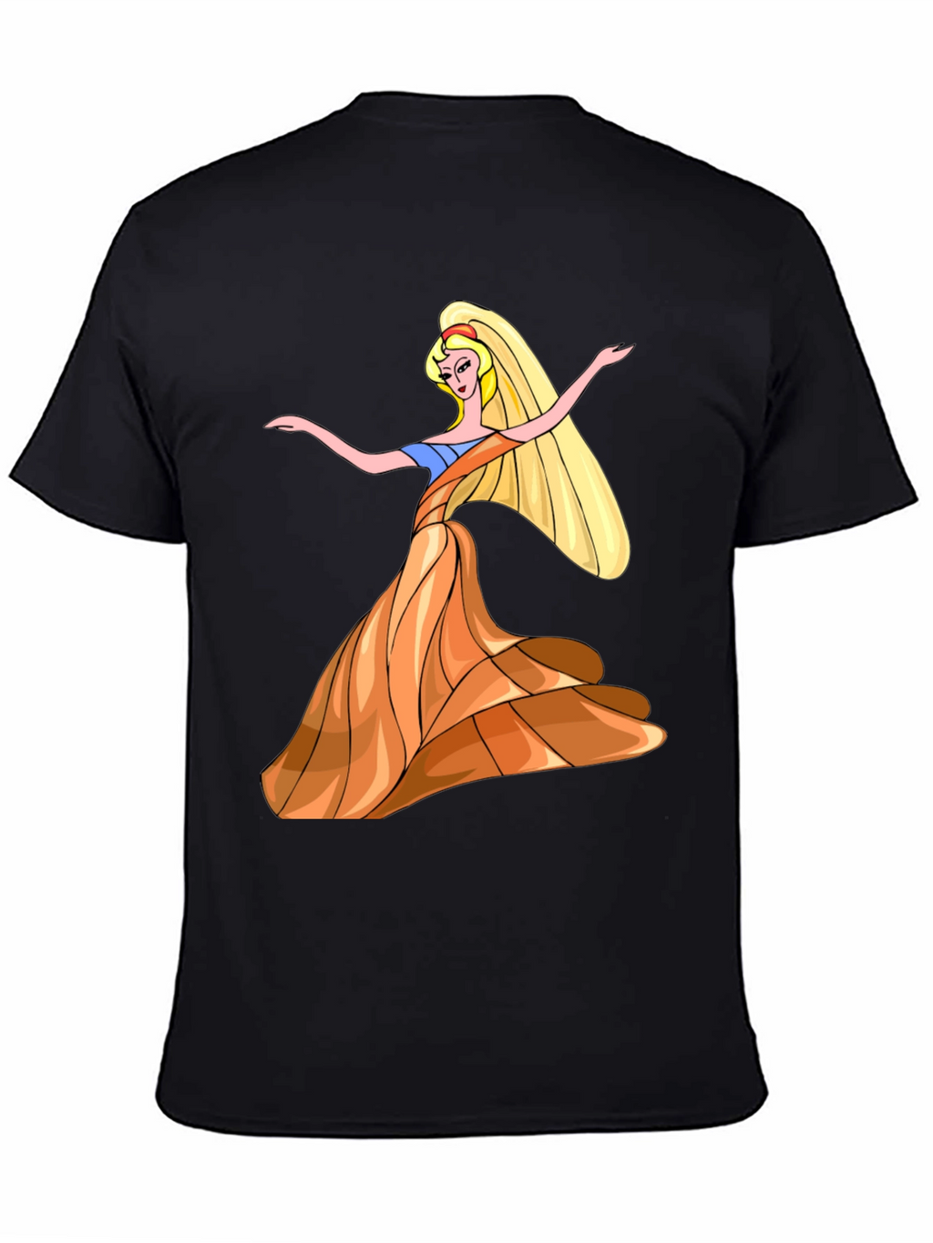 Princess Cartoon Graphic T-Shirt