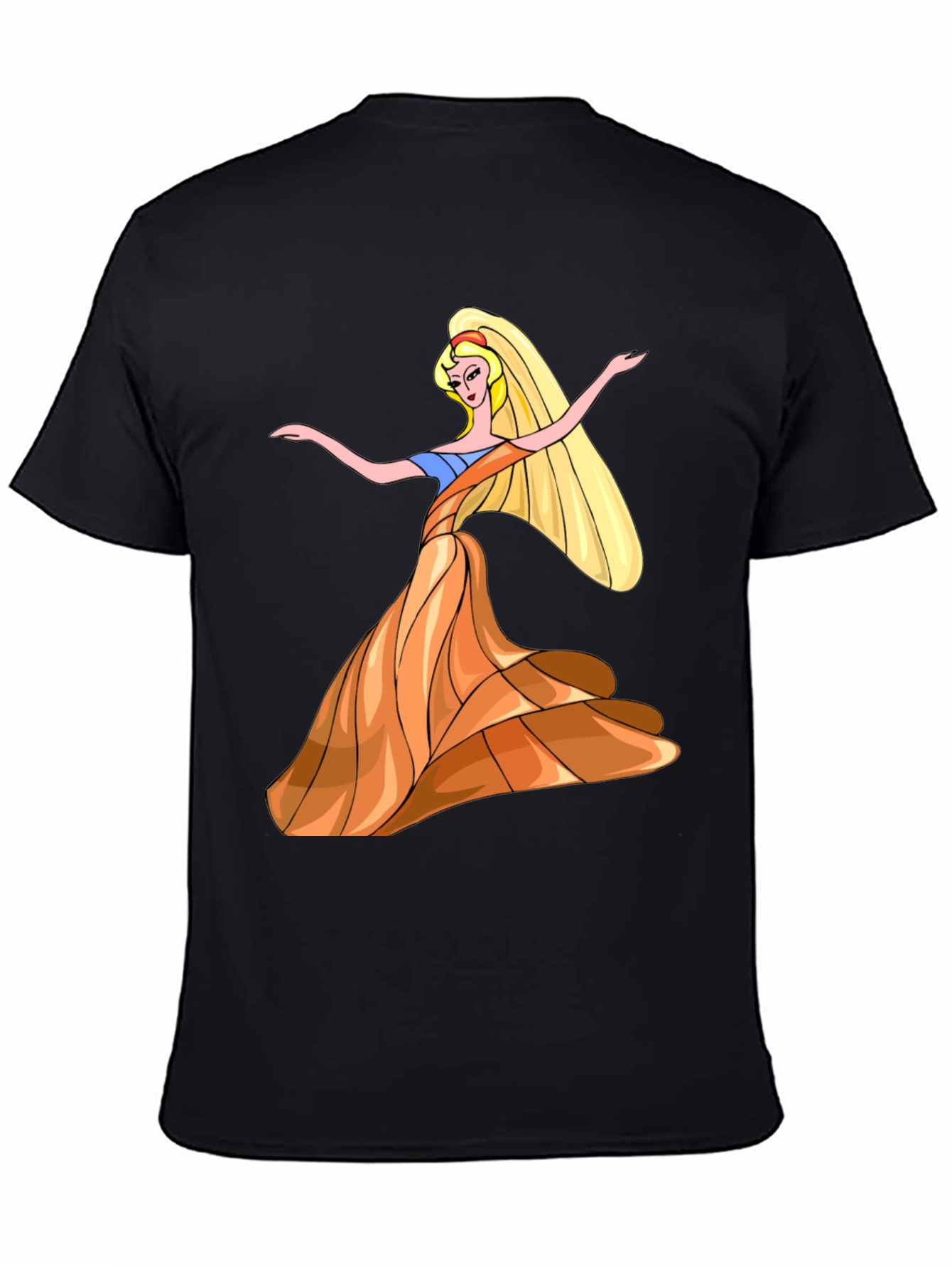 Princess Cartoon Graphic T-Shirt