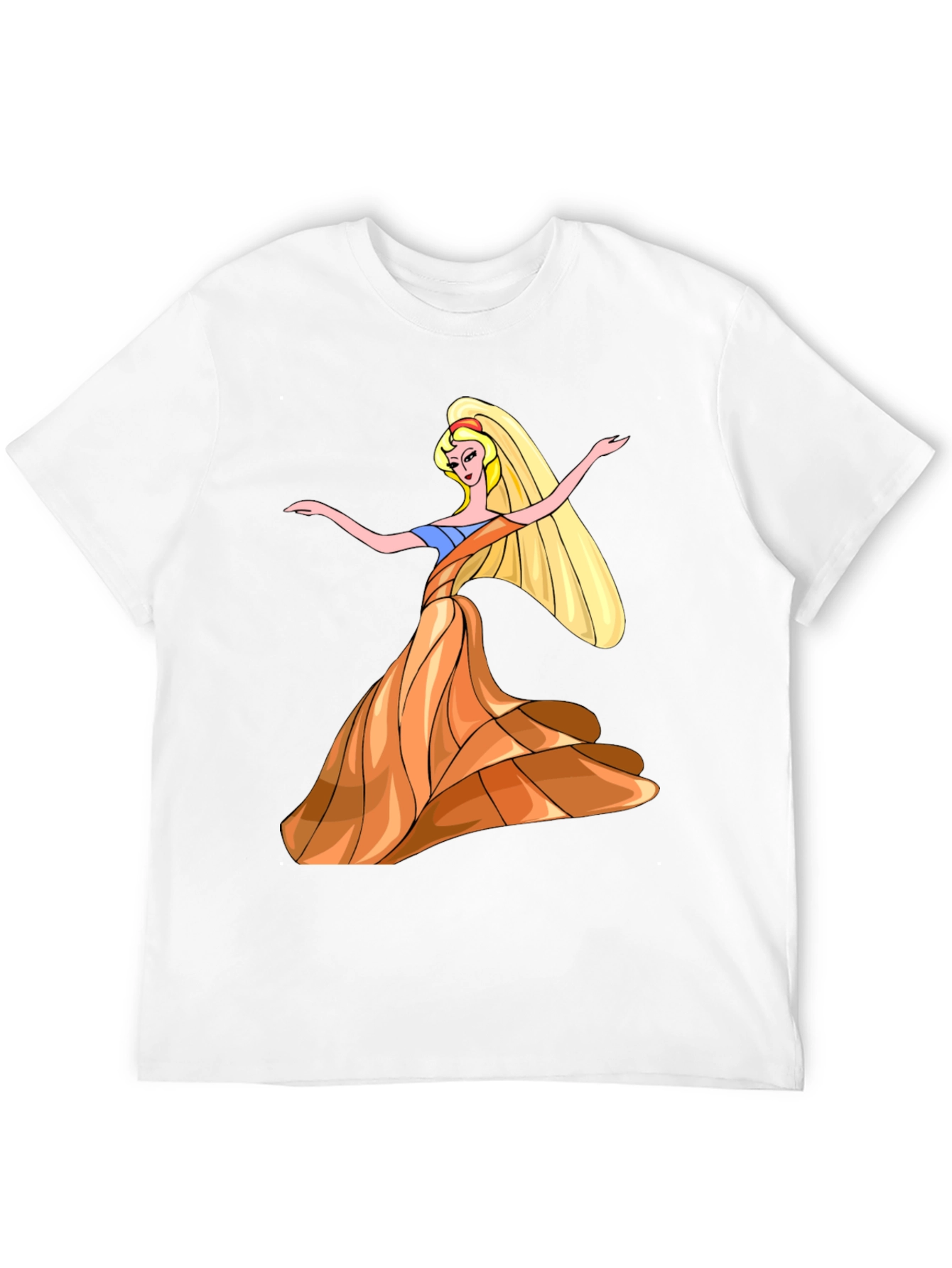 Princess Cartoon Graphic T-Shirt