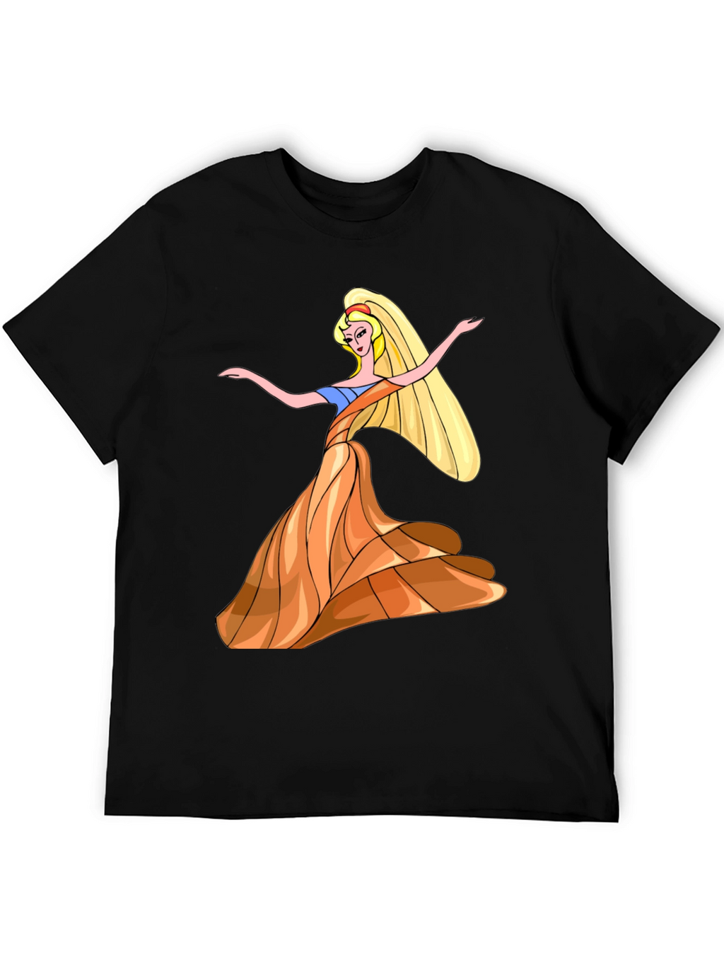 Princess Cartoon Graphic T-Shirt