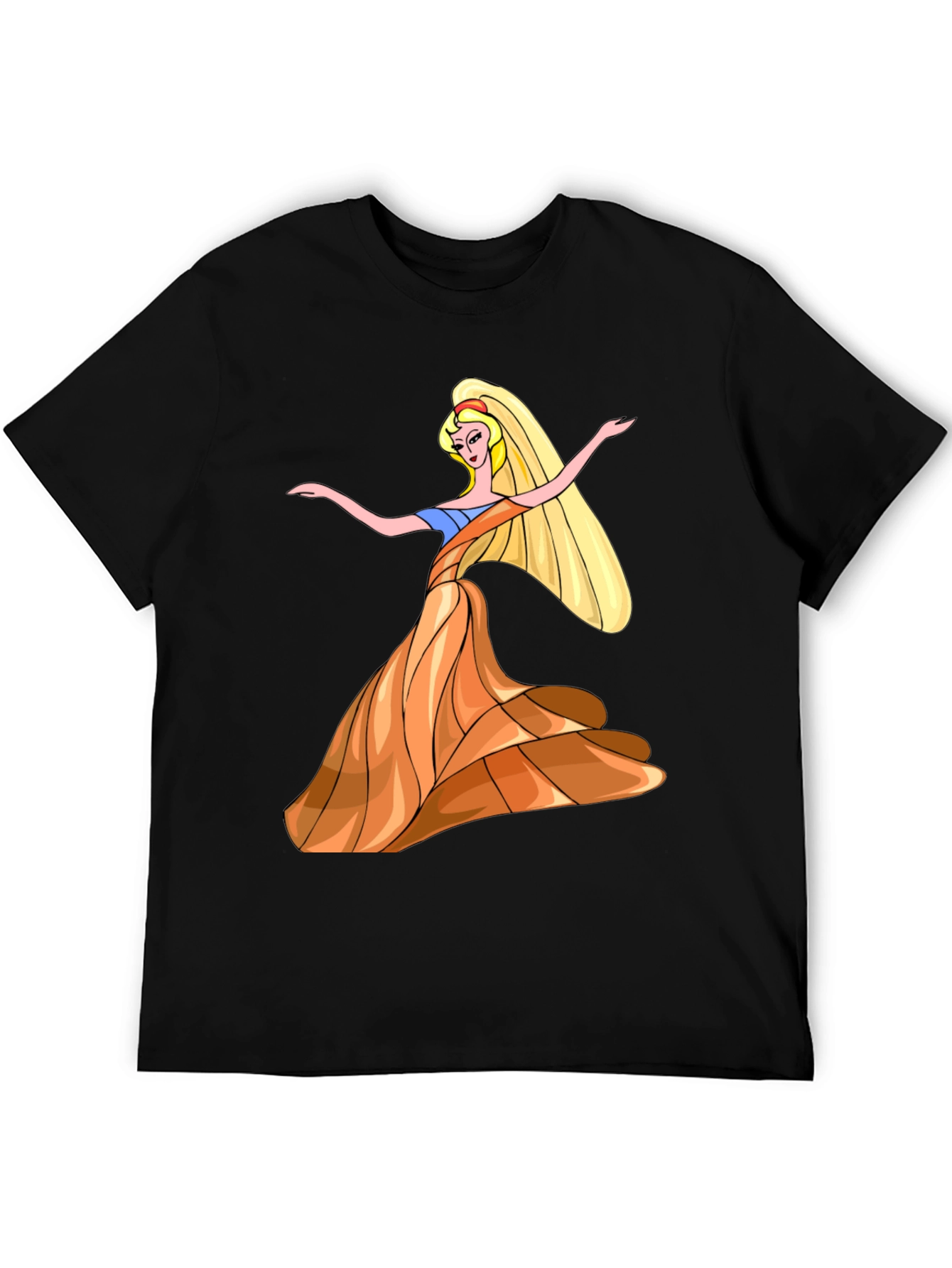 Princess Cartoon Graphic T-Shirt