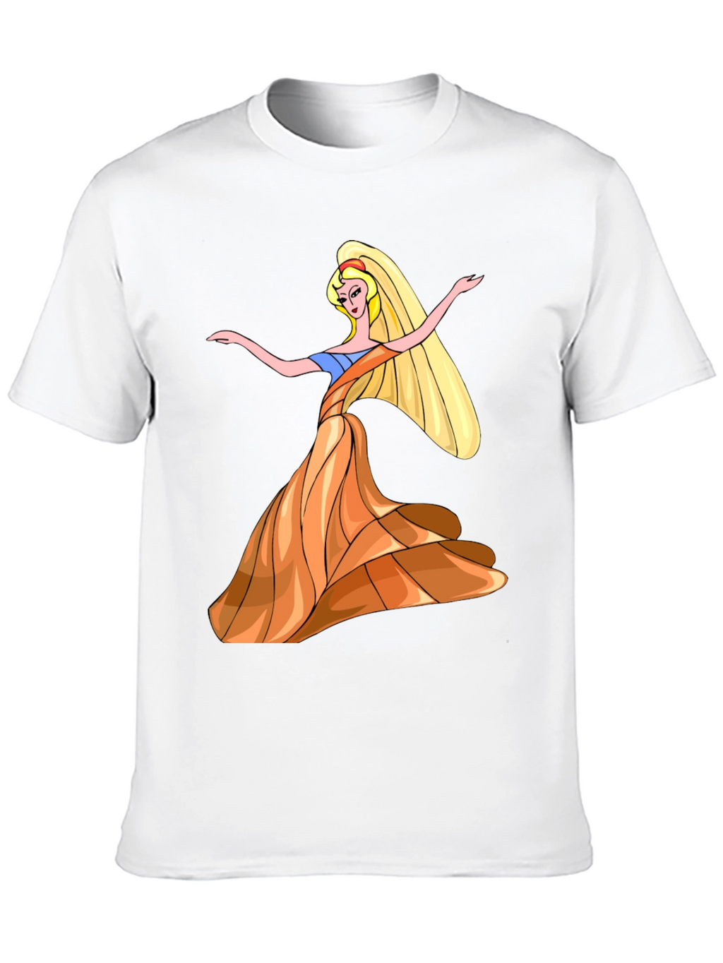 Princess Cartoon Graphic T-Shirt