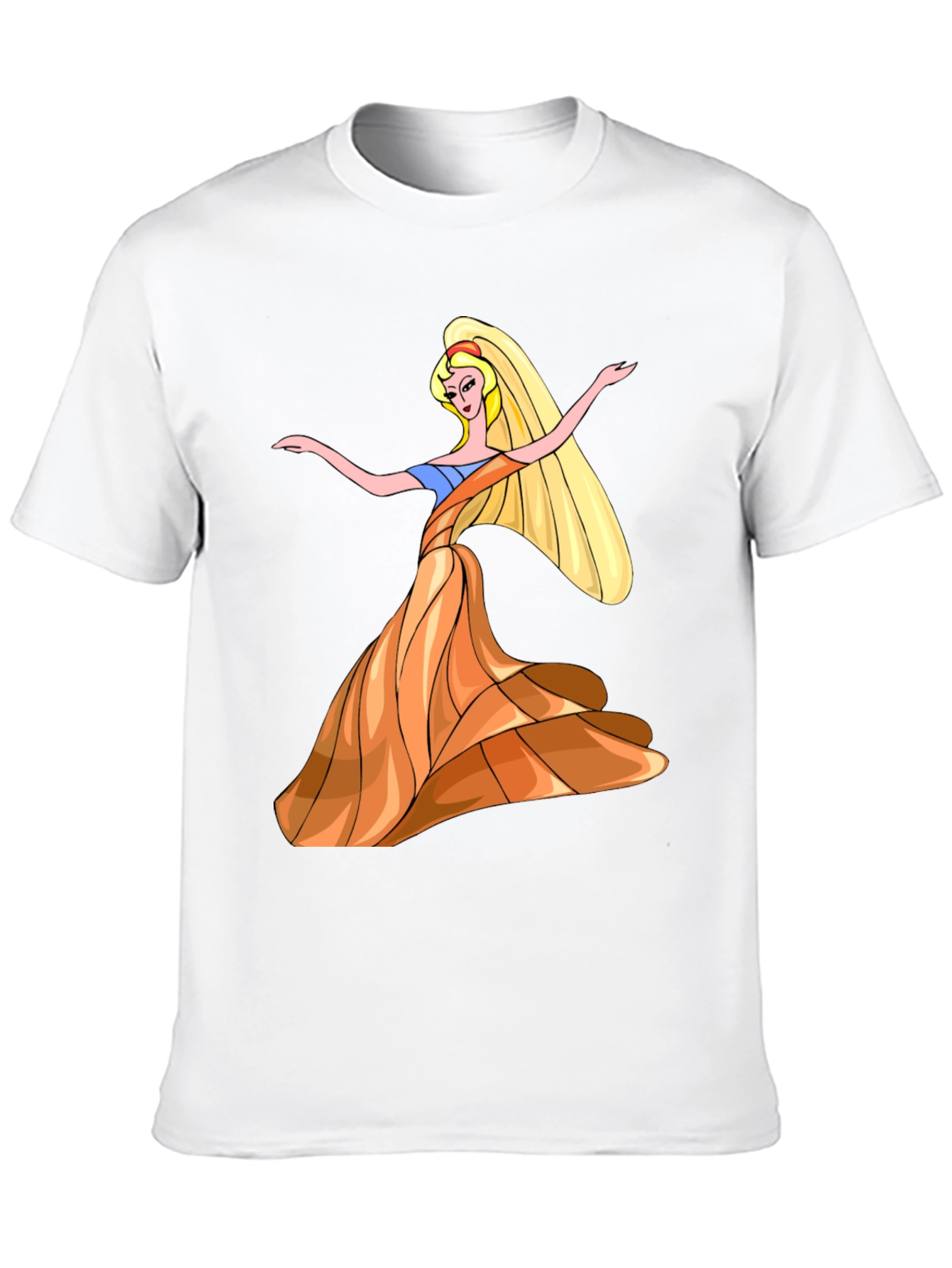 Princess Cartoon Graphic T-Shirt