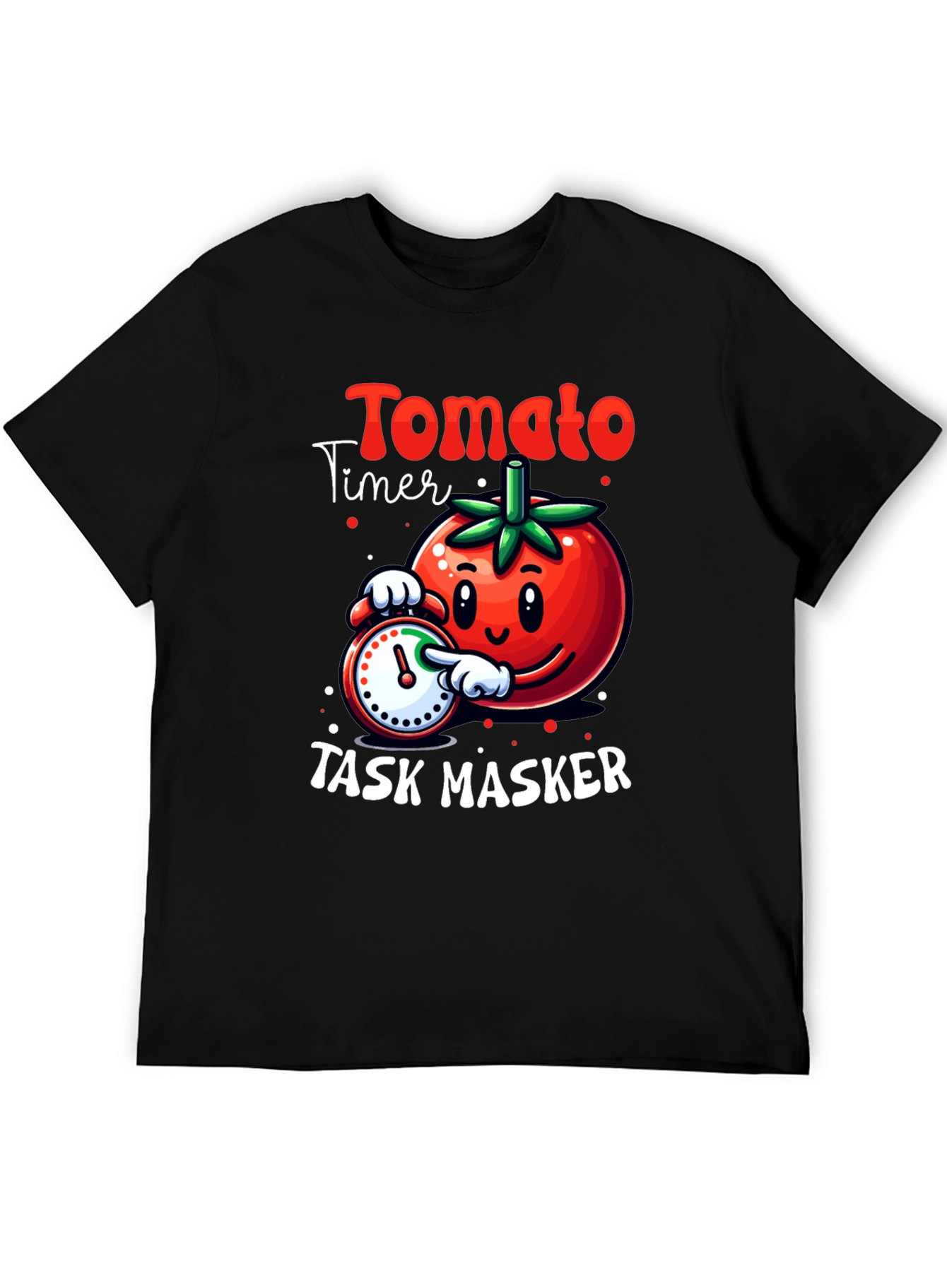 Tomato Timer Task Masker Graphic T-Shirt