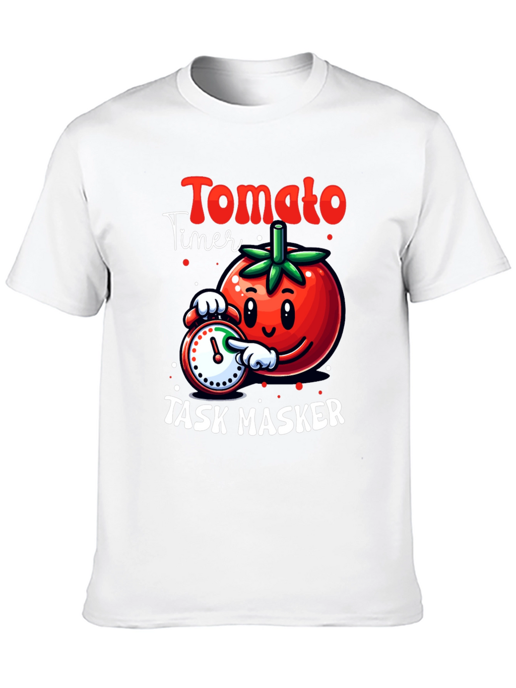 Tomato Timer Task Masker Graphic T-Shirt