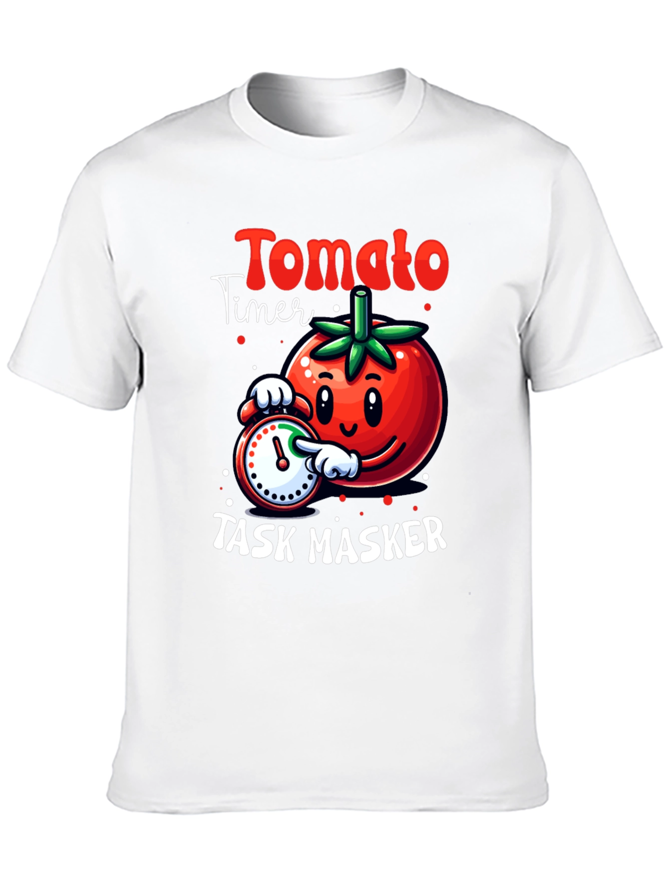 Tomato Timer Task Masker Graphic T-Shirt
