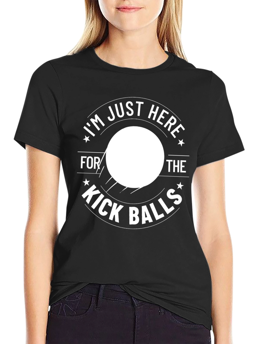 Kick Balls T-Shirt Funny Sports Tee