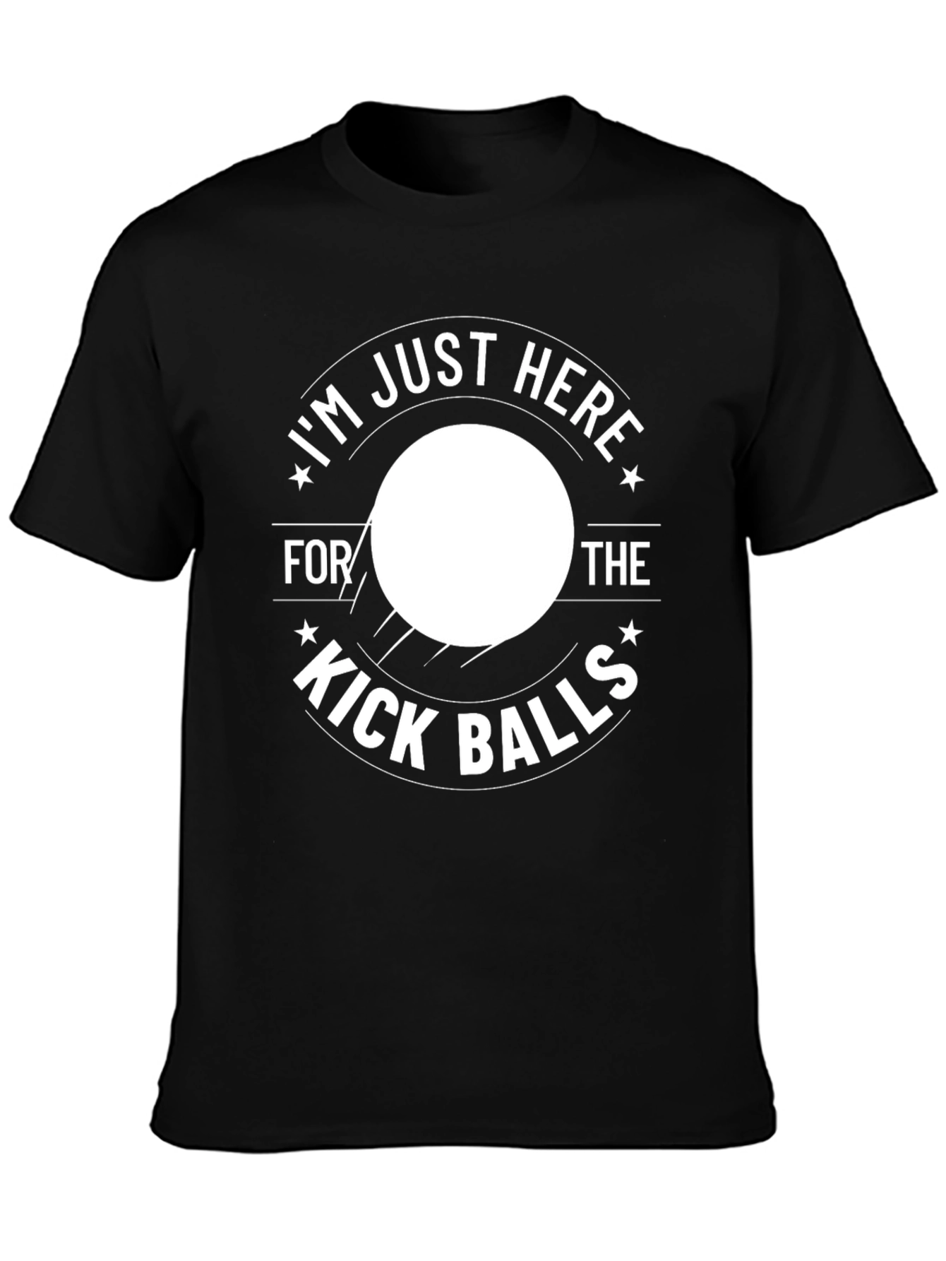 Kick Balls T-Shirt Funny Sports Tee