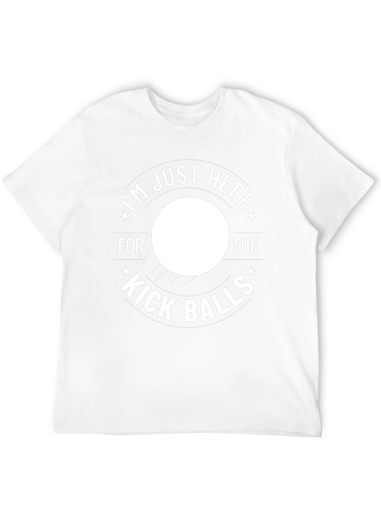 Kick Balls T-Shirt Funny Sports Tee