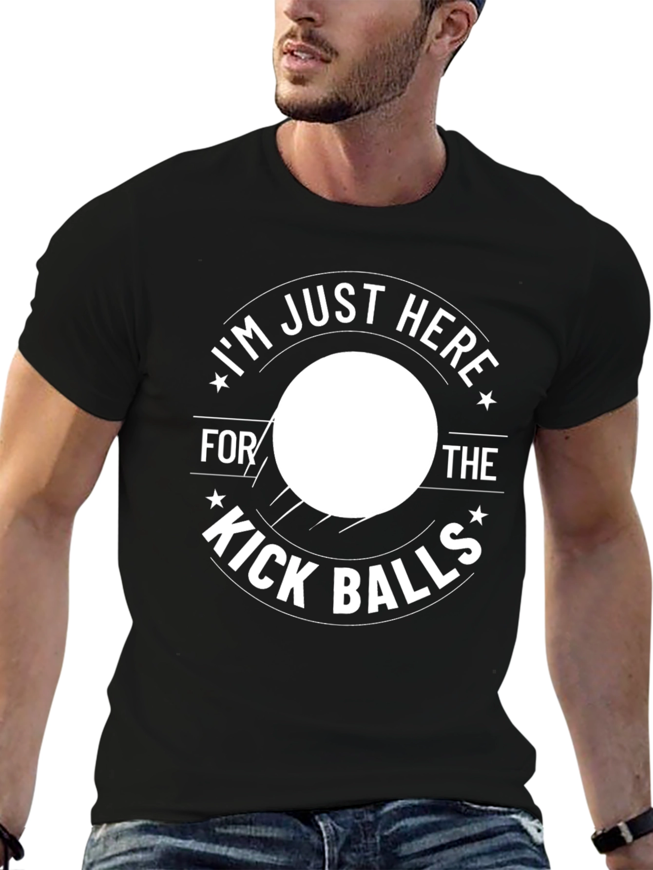 Kick Balls T-Shirt Funny Sports Tee