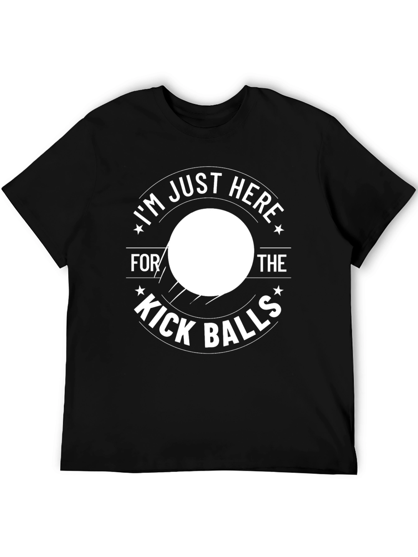 Kick Balls T-Shirt Funny Sports Tee