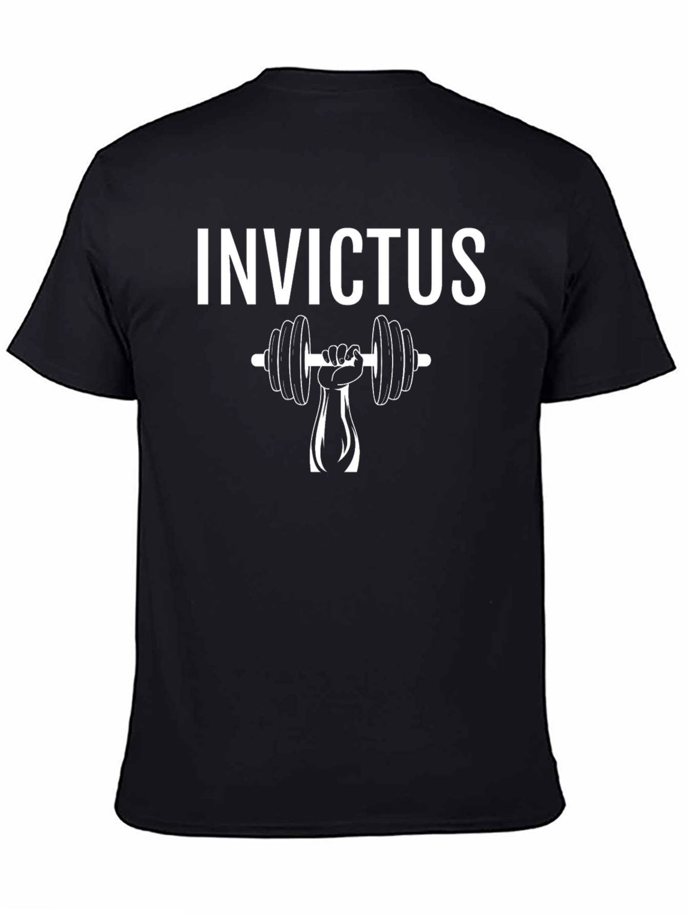 Invictus Weightlifting T-Shirt - Black Gym Apparel