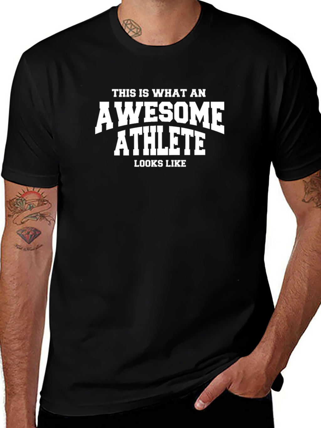 Awesome Athlete T-Shirt - Funny Graphic Tee
