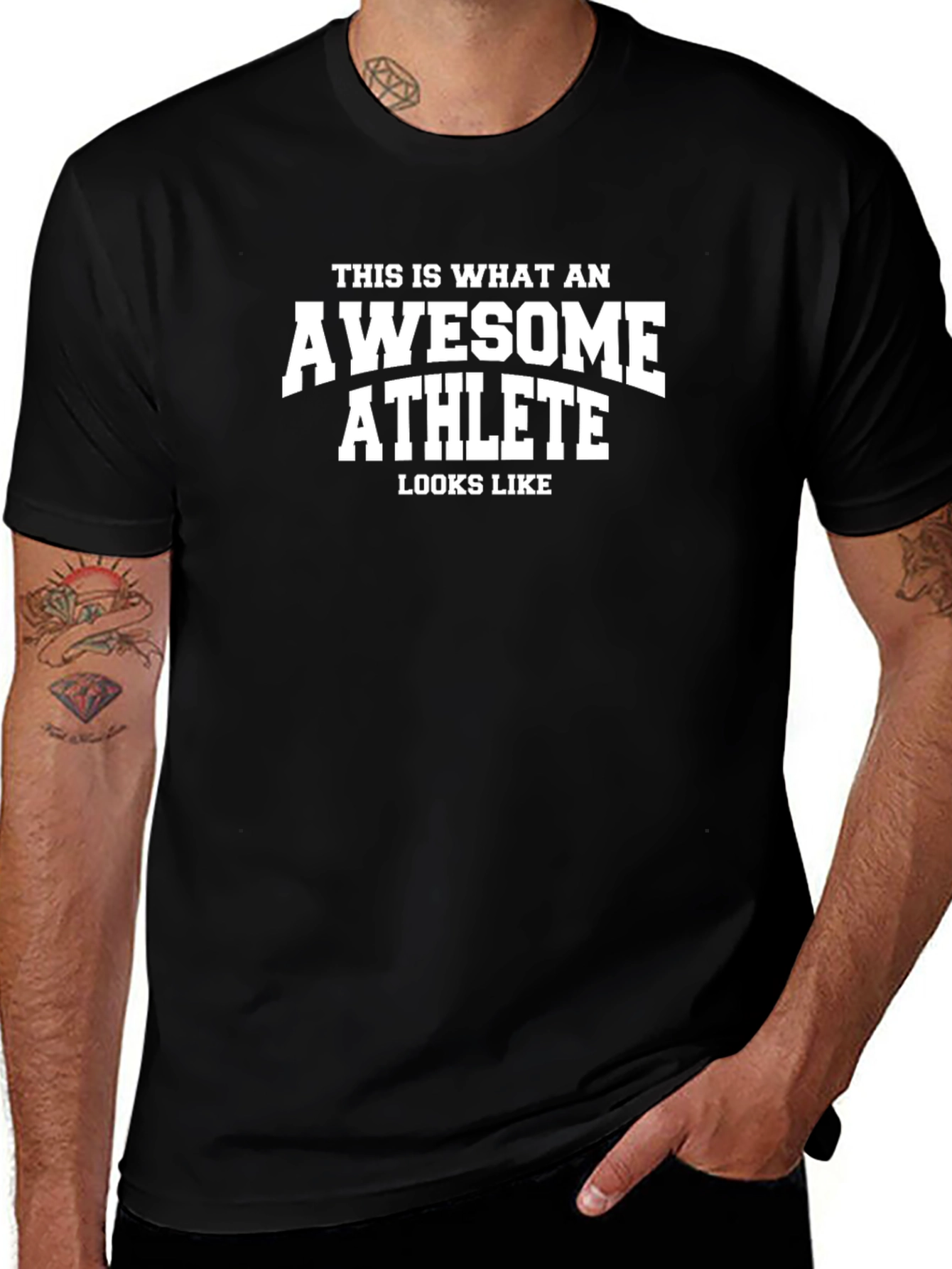 Awesome Athlete T-Shirt - Funny Graphic Tee