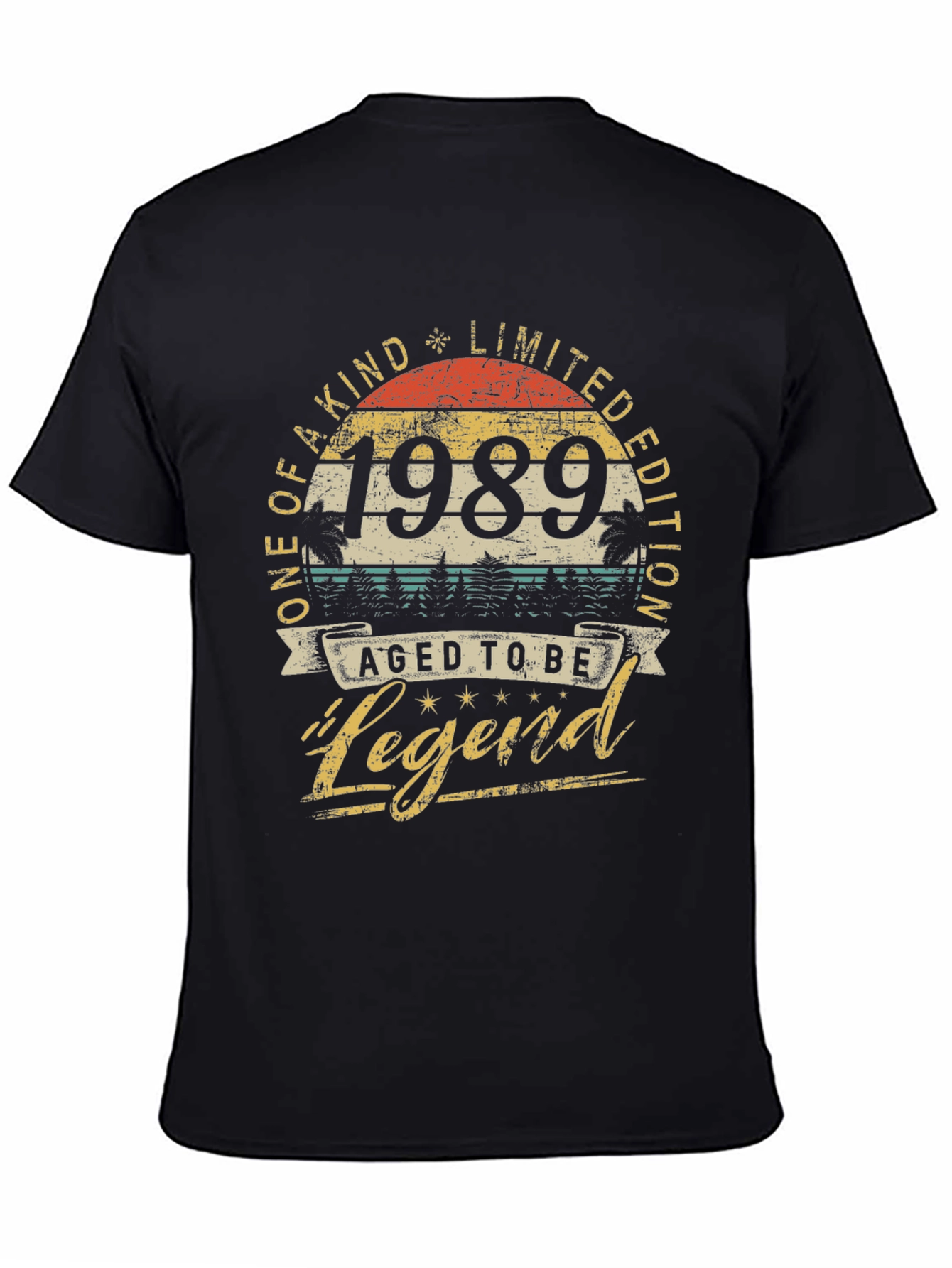 Vintage 1989 Aged To Be Legend Graphic T-Shirt