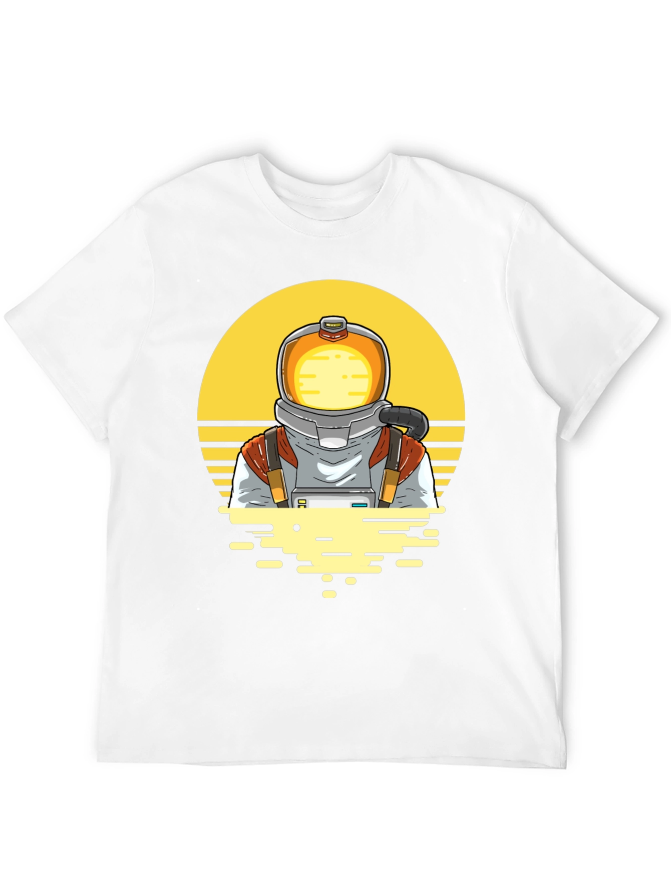 Astronaut Graphic Tee - Space Retro Design
