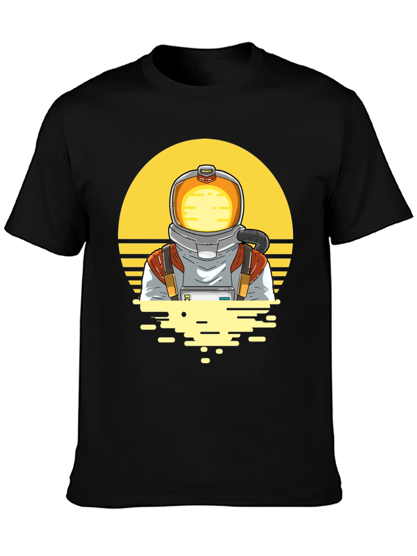 Astronaut Graphic Tee - Space Retro Design