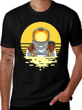 Astronaut Graphic Tee - Space Retro Design
