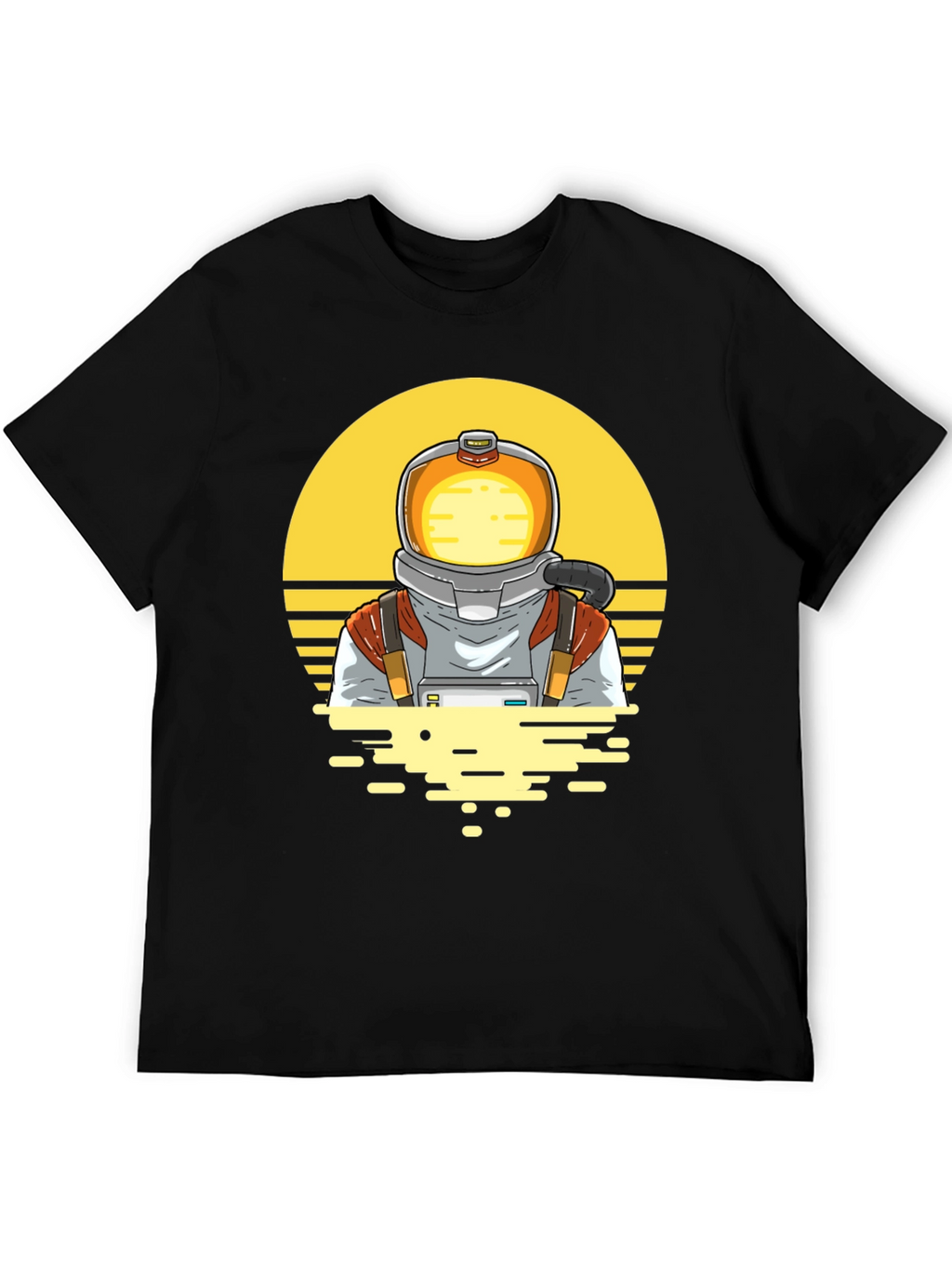 Astronaut Graphic Tee - Space Retro Design