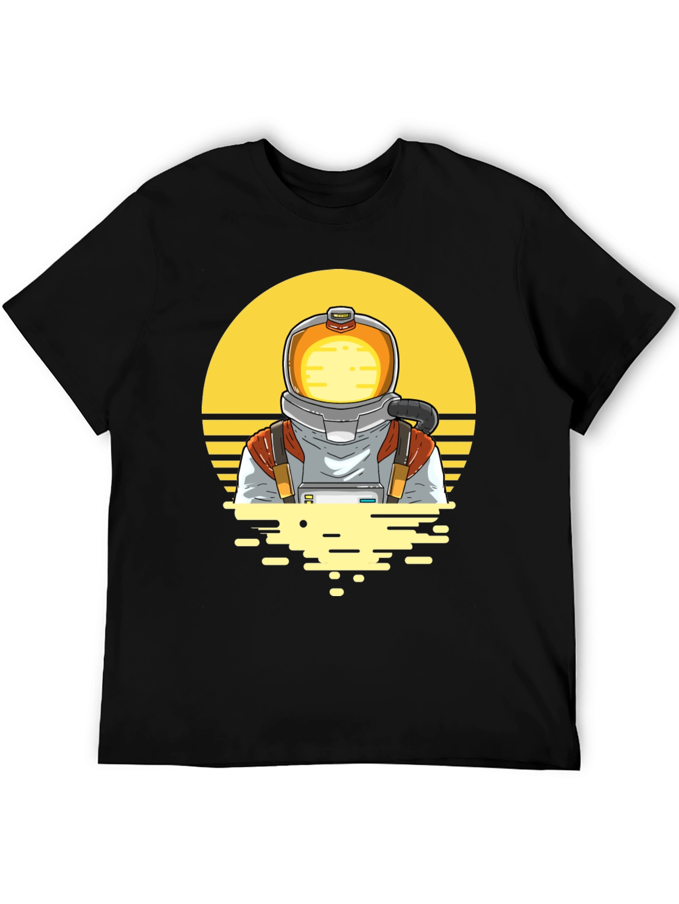 Astronaut Graphic Tee - Space Retro Design