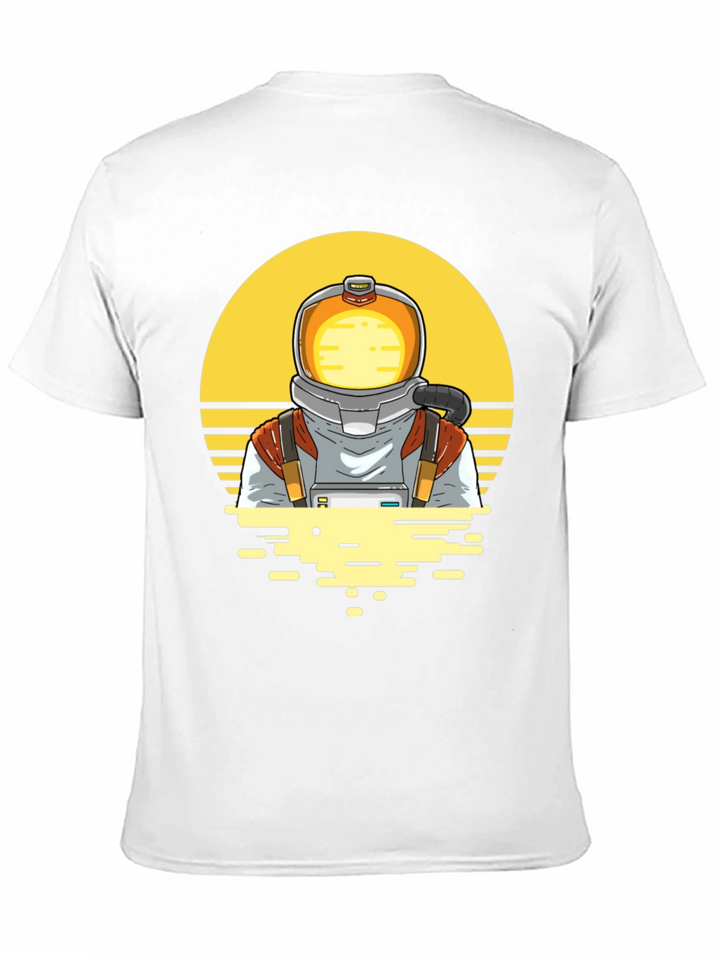 Astronaut Graphic Tee - Space Retro Design