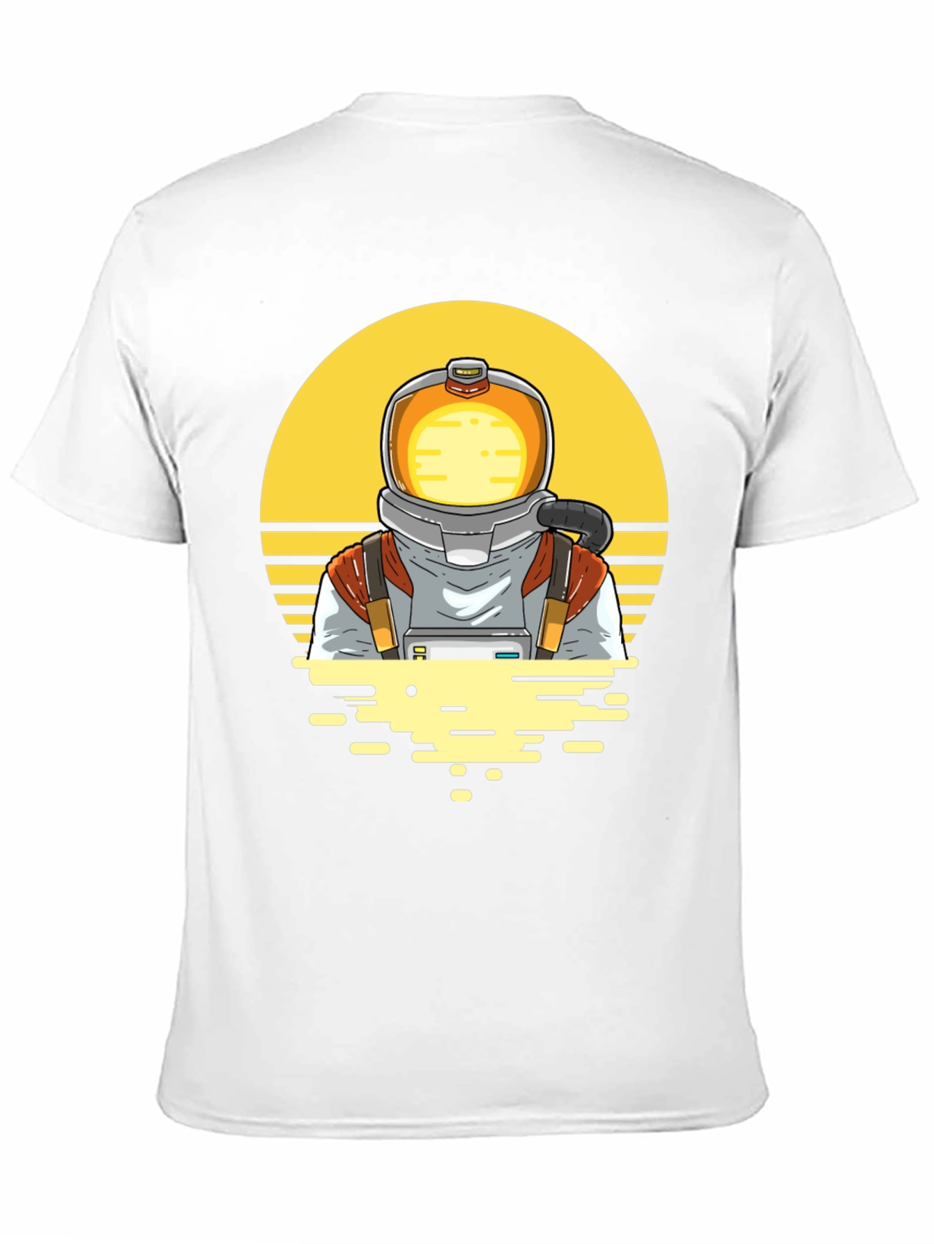 Astronaut Graphic Tee - Space Retro Design