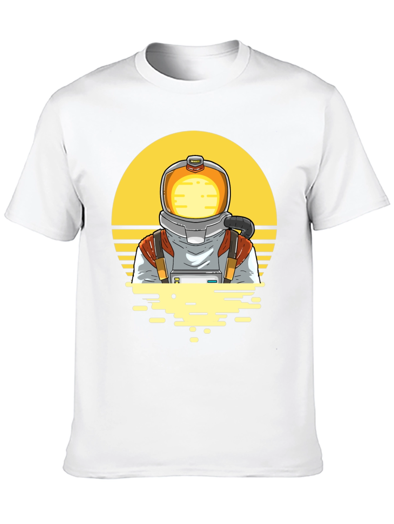 Astronaut Graphic Tee - Space Retro Design