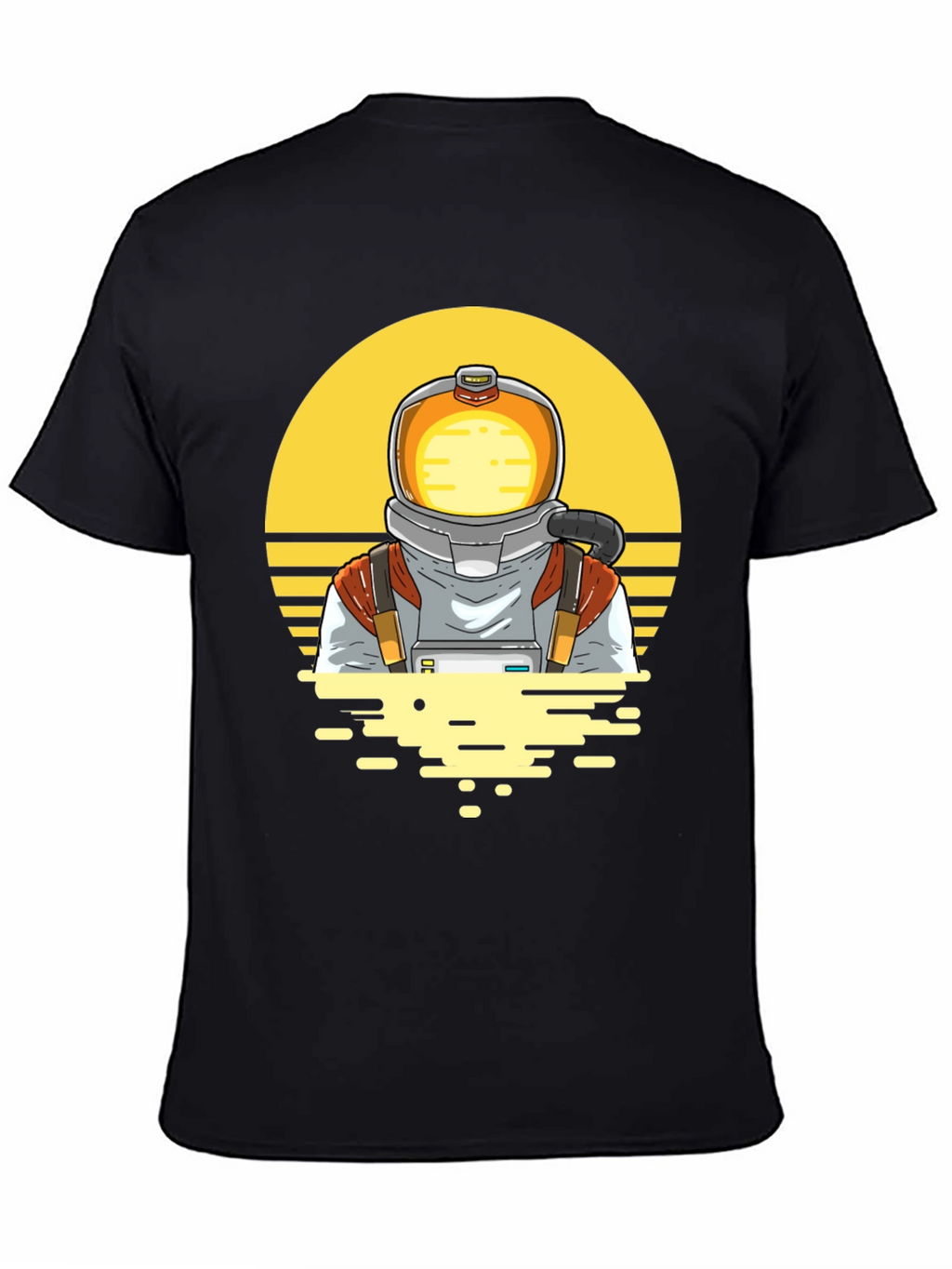 Astronaut Graphic Tee - Space Retro Design