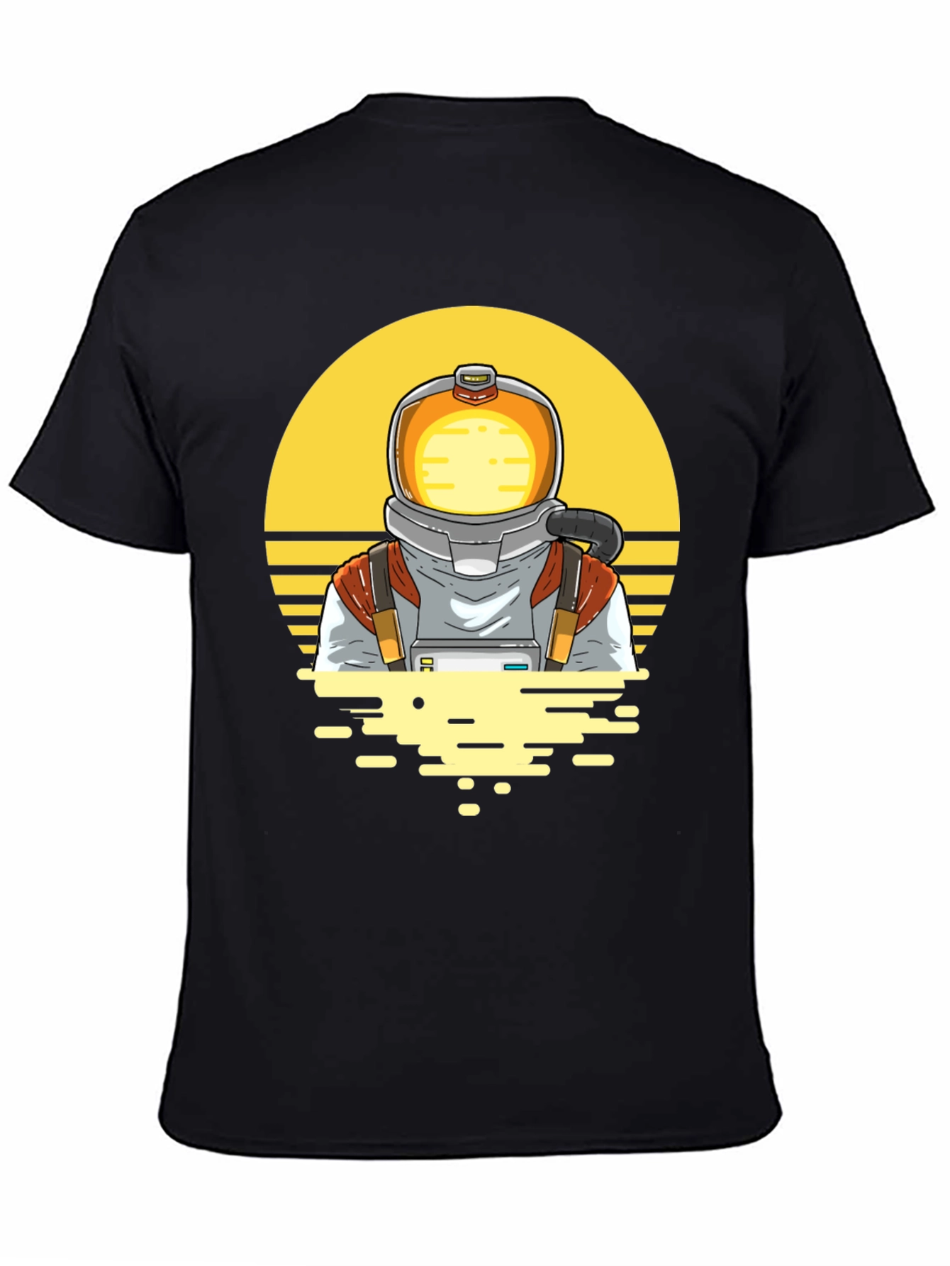 Astronaut Graphic Tee - Space Retro Design