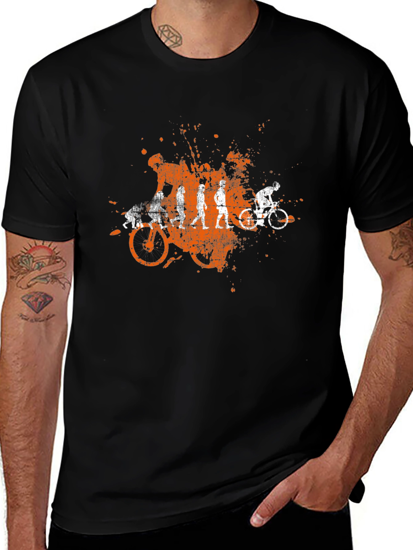 Evolution of Cycling T-Shirt
