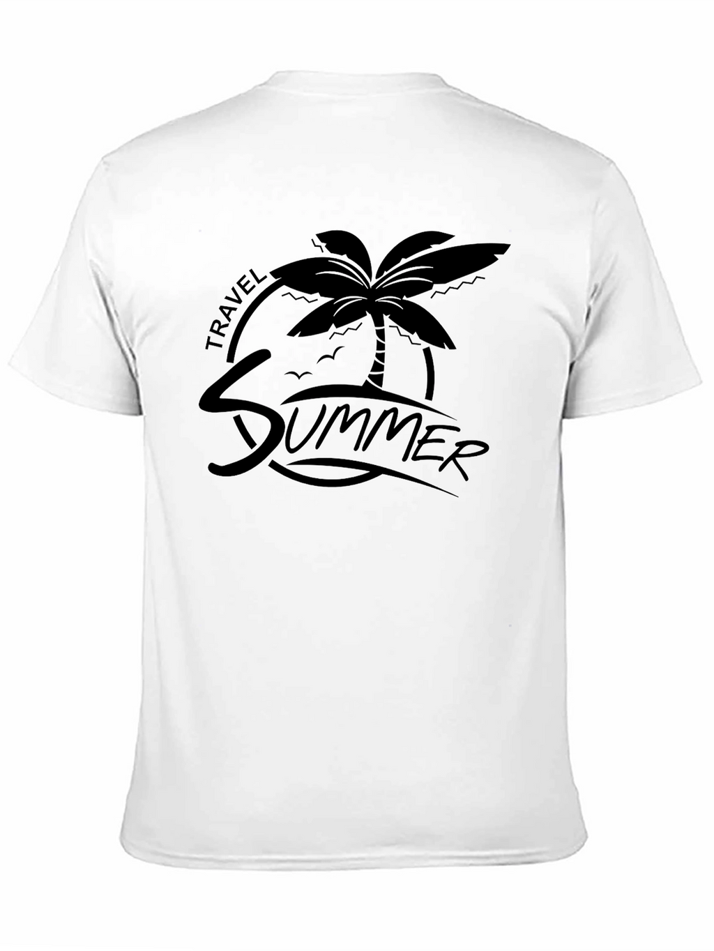 Summer Travel Palm Graphic Tee - Relaxed Fit