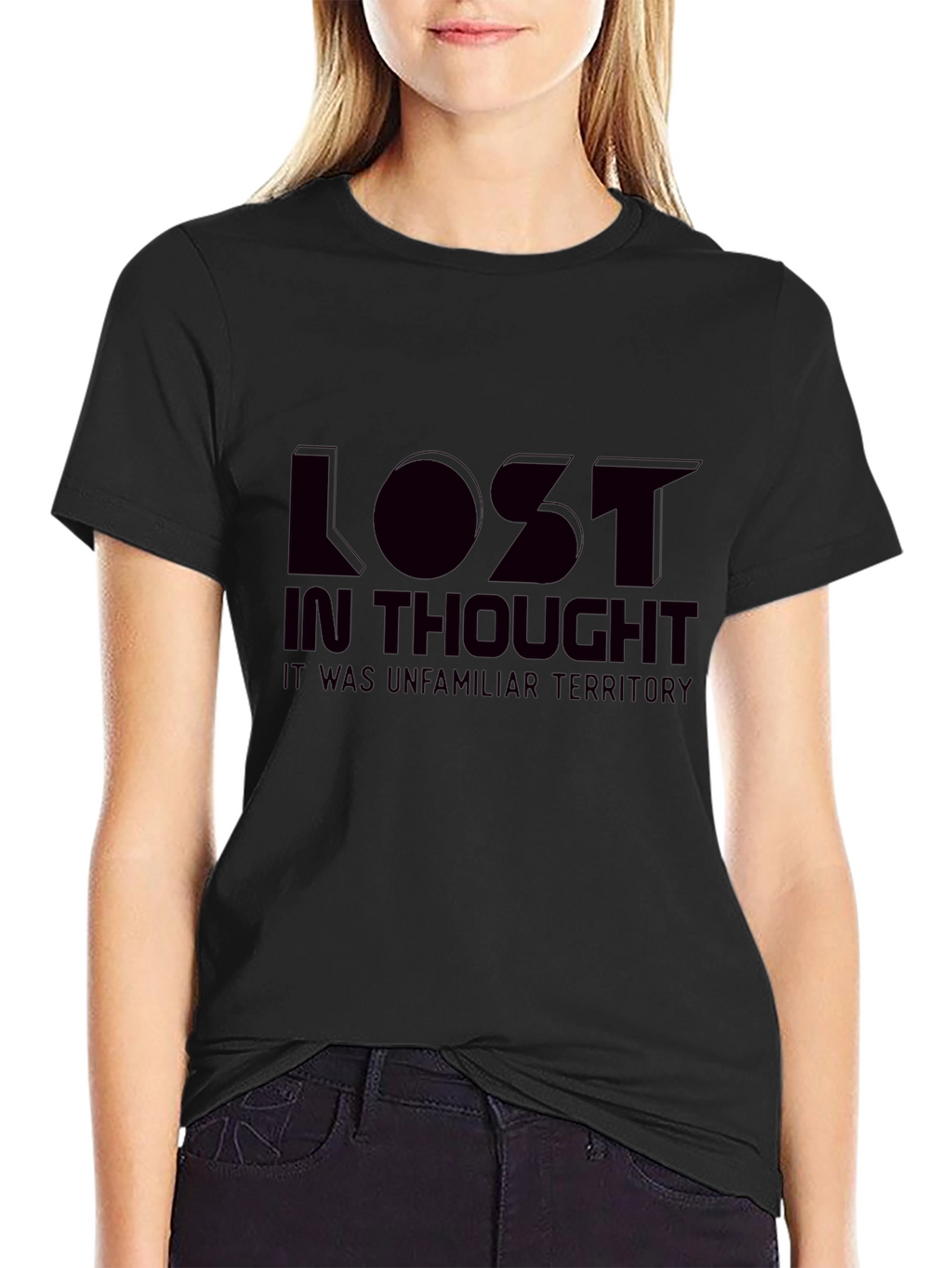 Lost in Thought Graphic T-Shirt