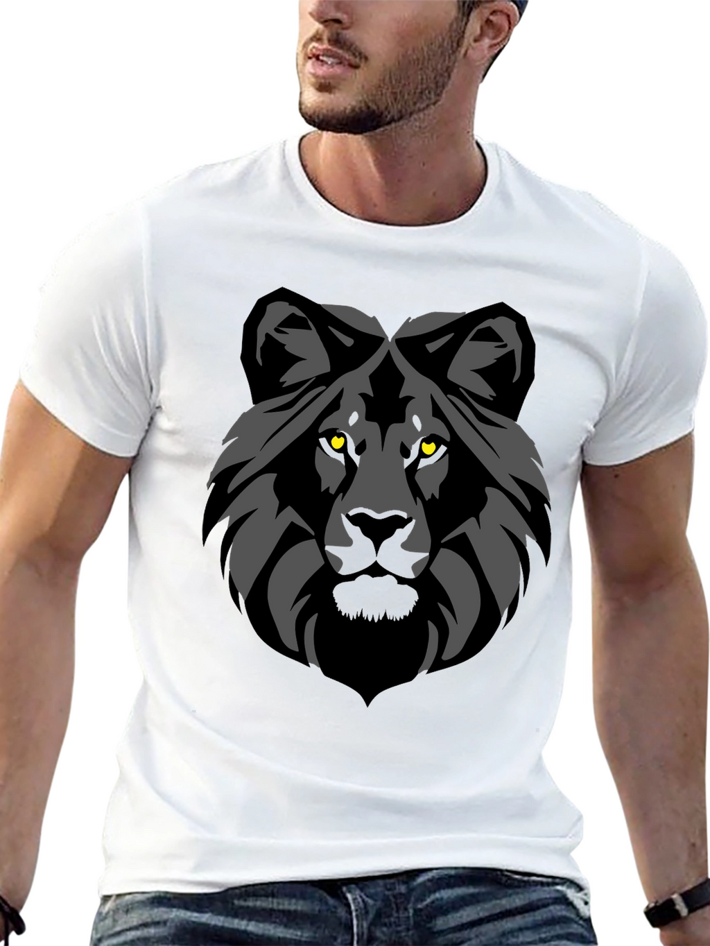 Black Tiger Graphic Tee - Stylish Mens T-Shirt