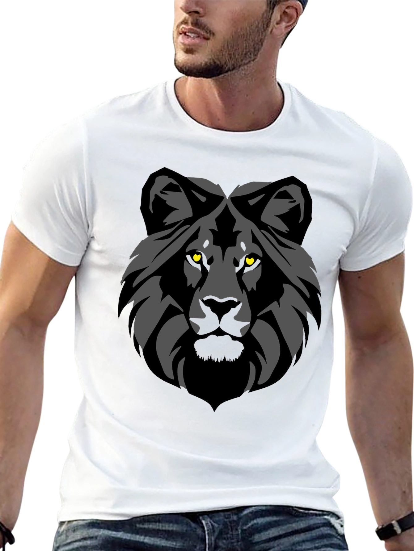 Black Tiger Graphic Tee - Stylish Mens T-Shirt