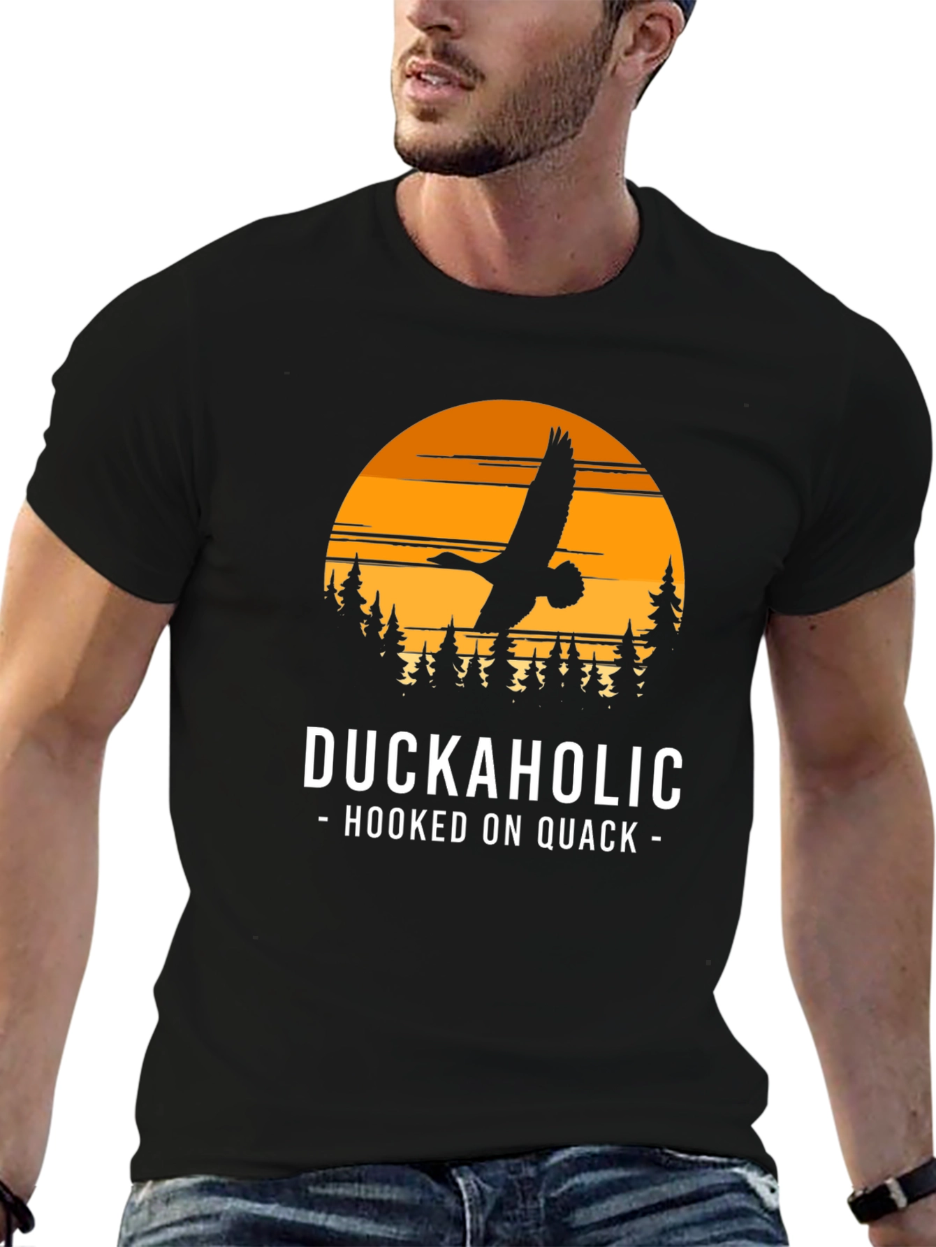 Duckaholic T-Shirt - Hooked On Quack Graphic Tee