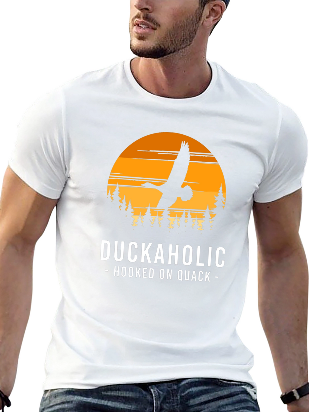 Duckaholic T-Shirt - Hooked On Quack Graphic Tee