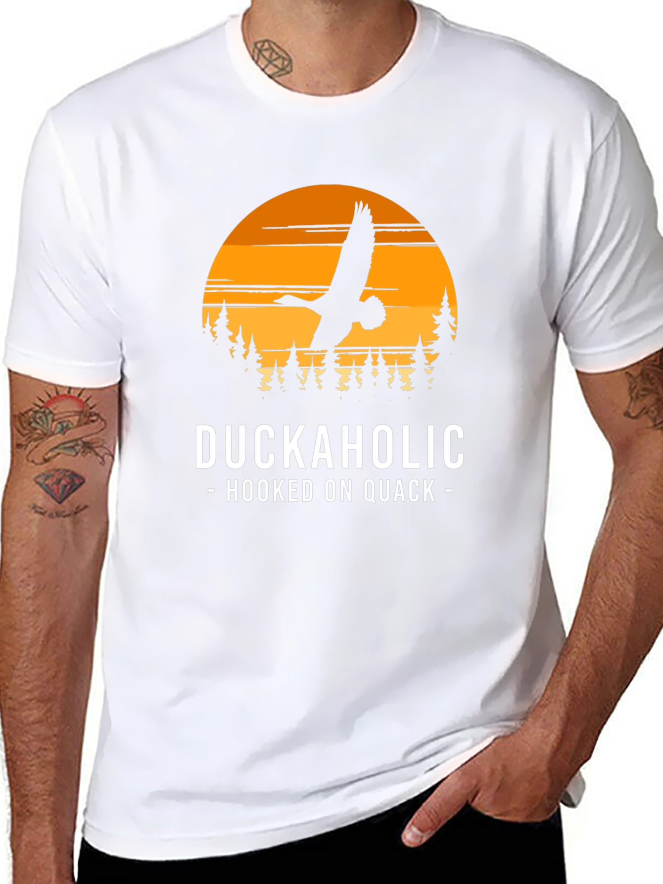 Duckaholic T-Shirt - Hooked On Quack Graphic Tee
