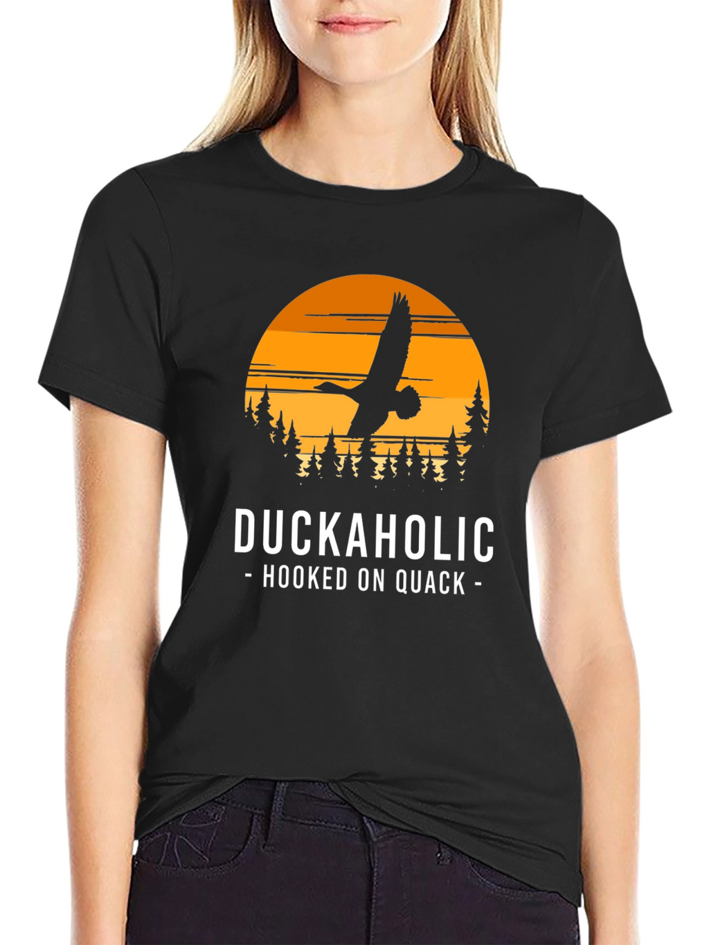 Duckaholic T-Shirt - Hooked On Quack Graphic Tee