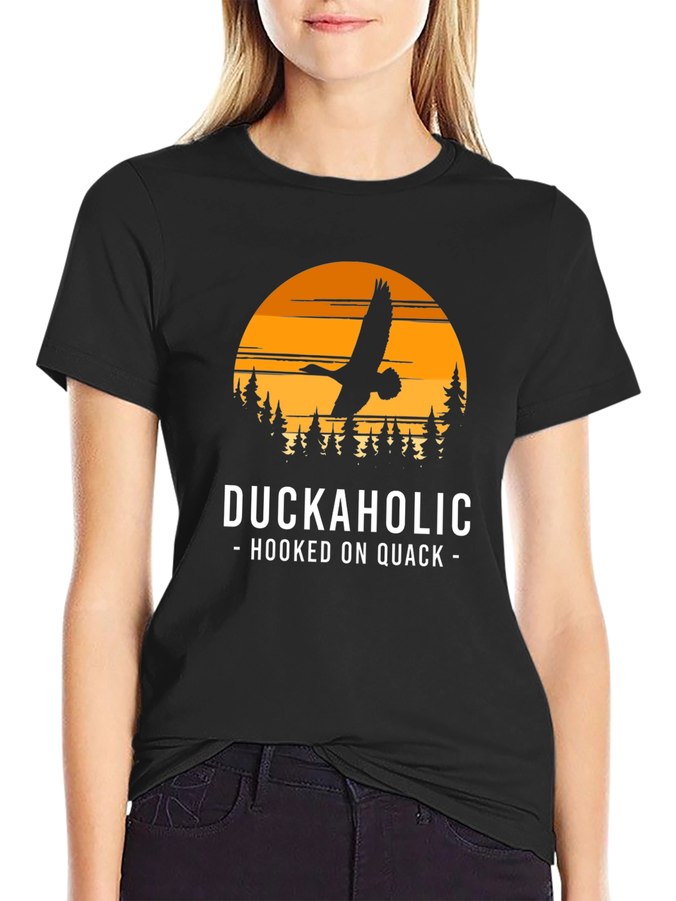 Duckaholic T-Shirt - Hooked On Quack Graphic Tee