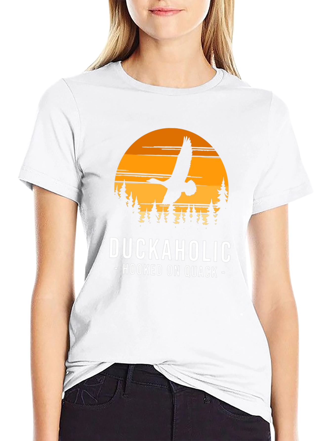 Duckaholic T-Shirt - Hooked On Quack Graphic Tee