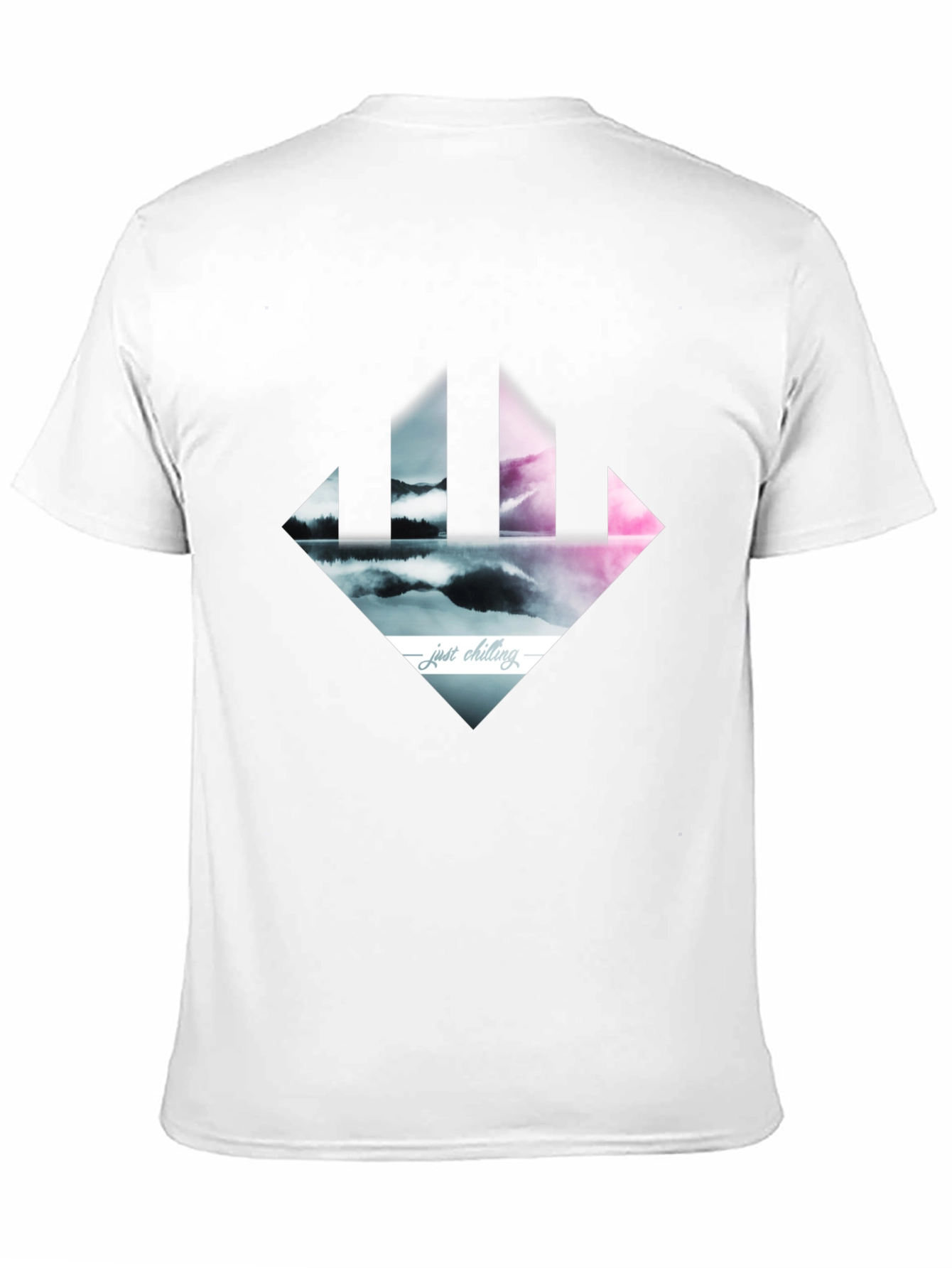 Just Chilling Tee - Abstract Landscape Design