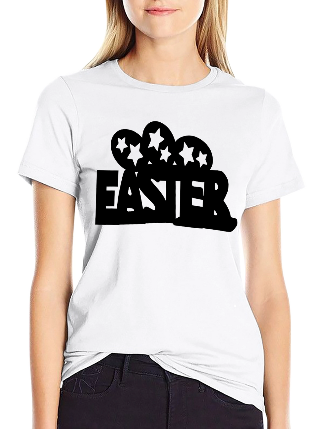 Easter Egg T-Shirt - Black Holiday Tee