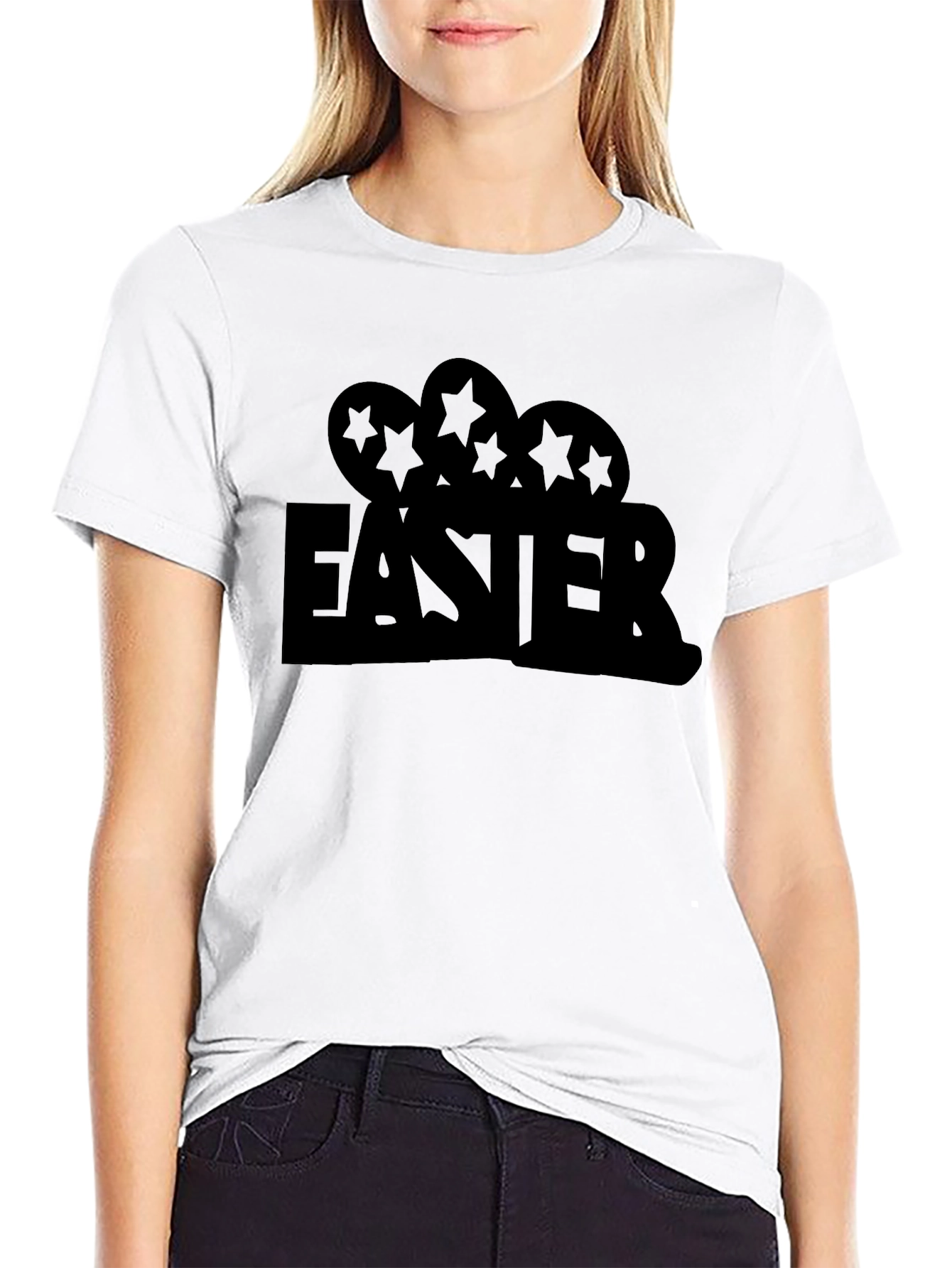 Easter Egg T-Shirt - Black Holiday Tee