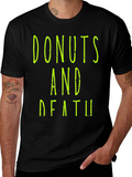 Donuts And Death Graphic Tee