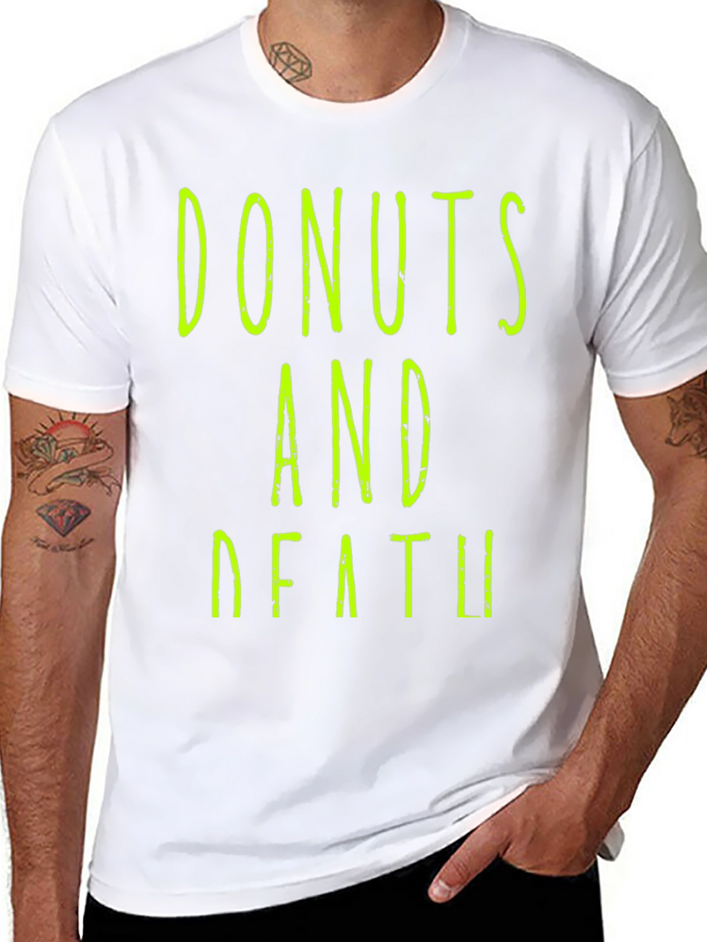 Donuts And Death Graphic Tee