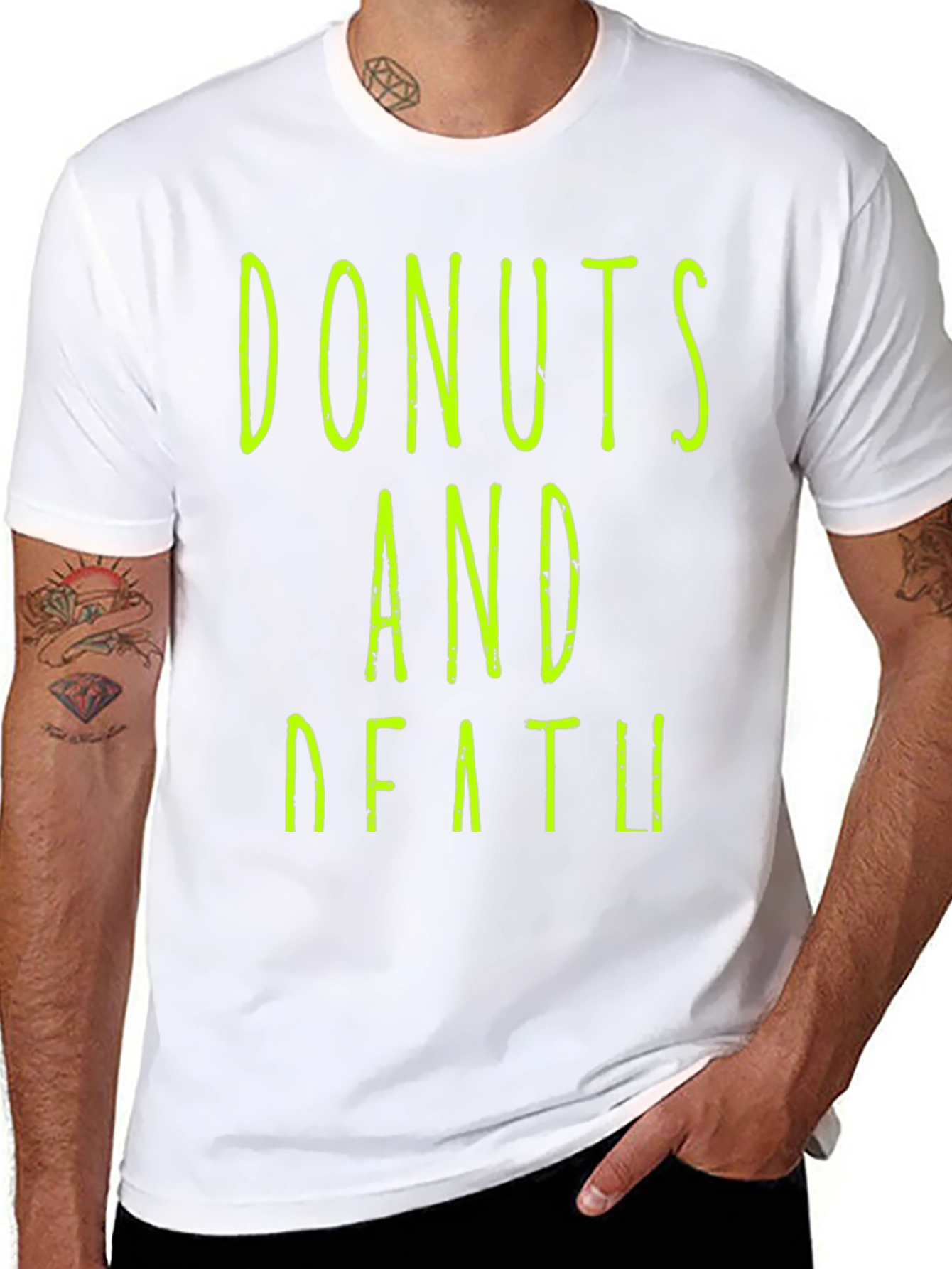 Donuts And Death Graphic Tee