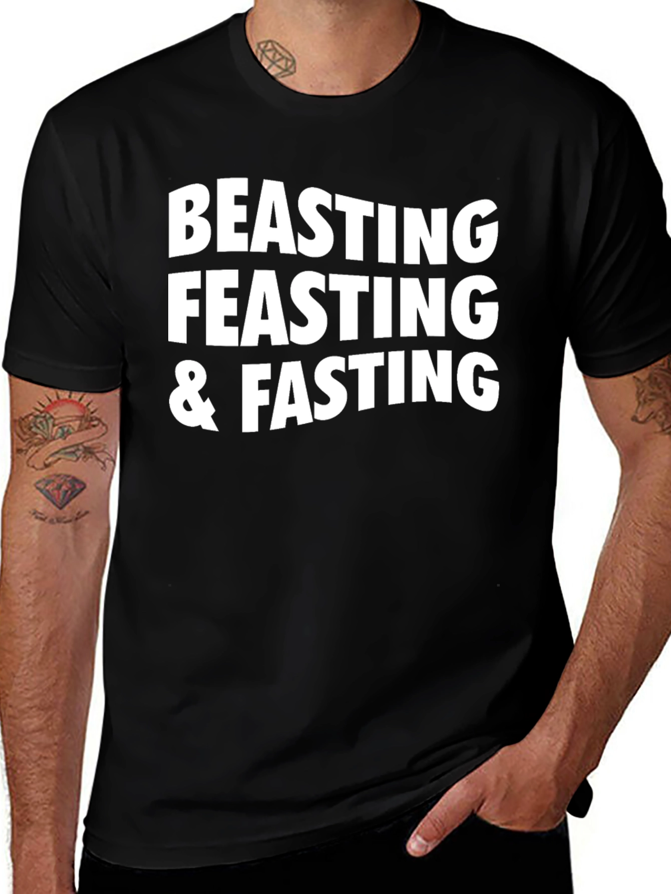 Beasting Feasting & Fasting Graphic Tee
