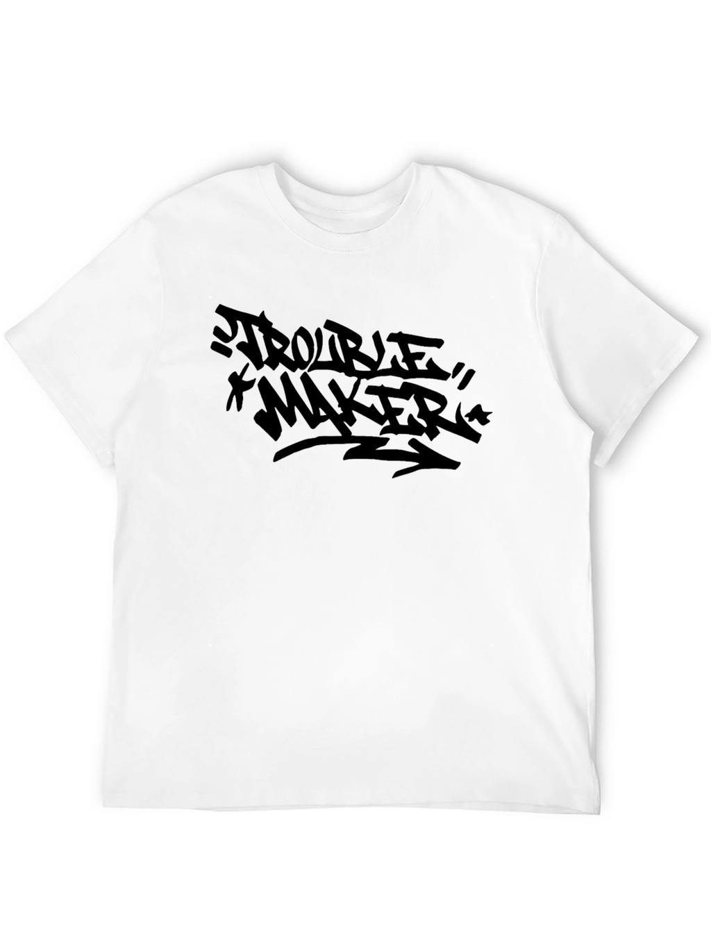 Trouble Maker Graphic Tee - Bold Streetwear Style