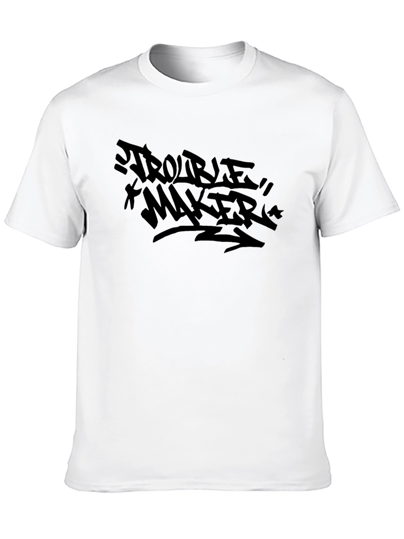 Trouble Maker Graphic Tee - Bold Streetwear Style