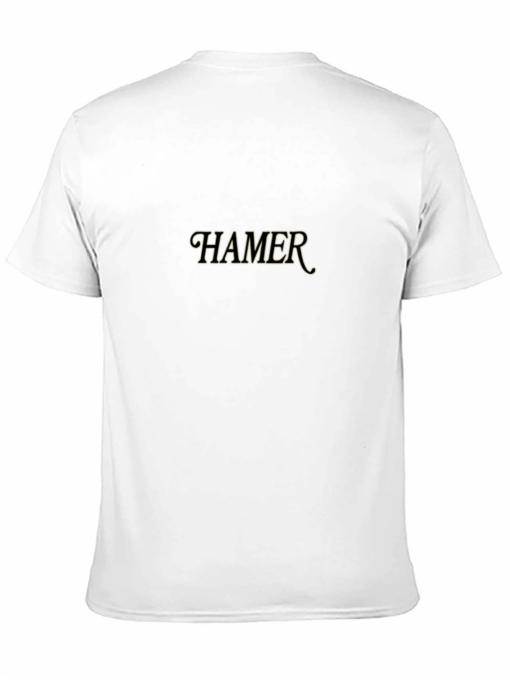 HAMER Graphic Print Black T-Shirt